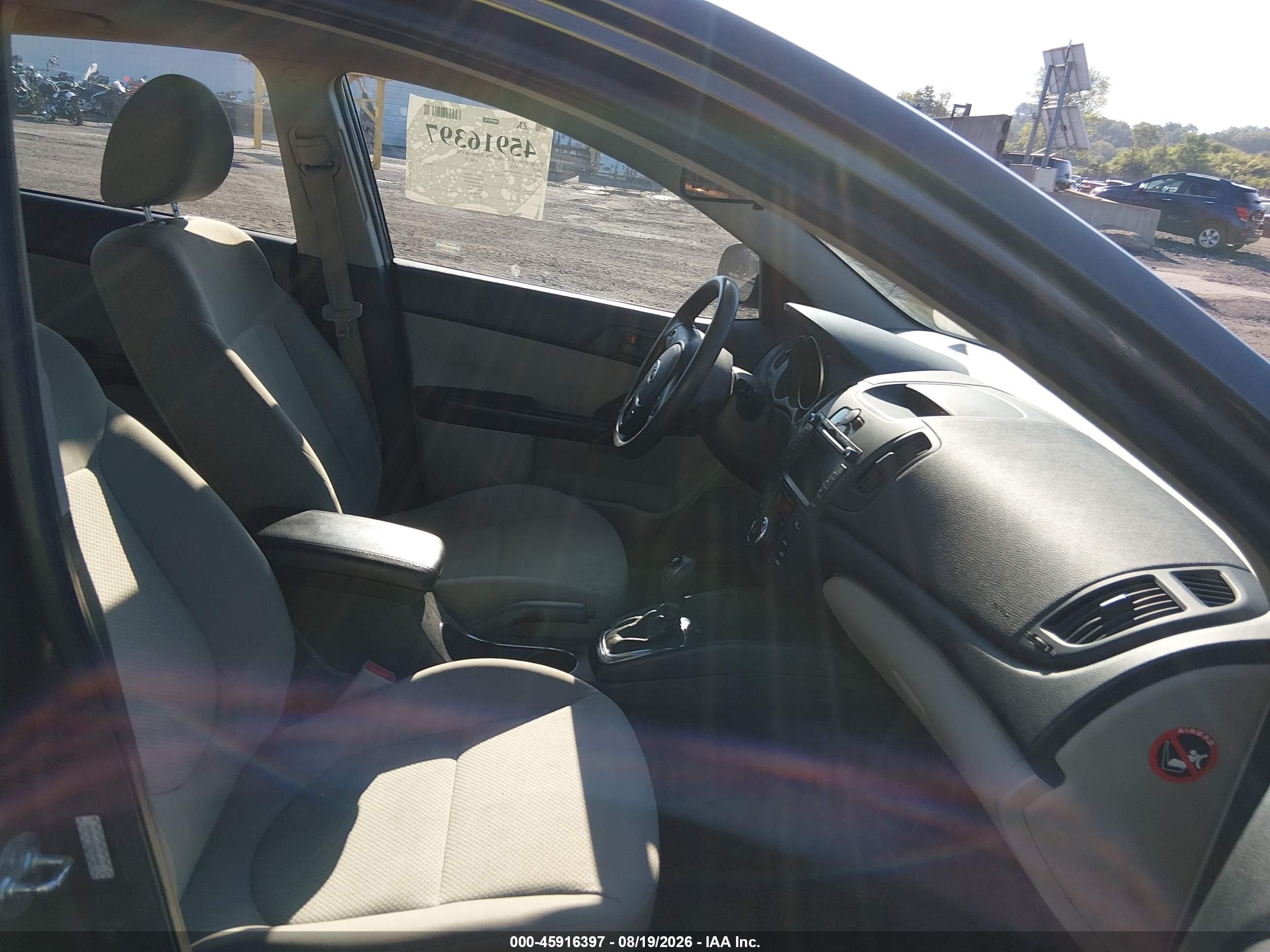 2012 Kia Forte Ex Gray vin: KNAFU5A28C5560459