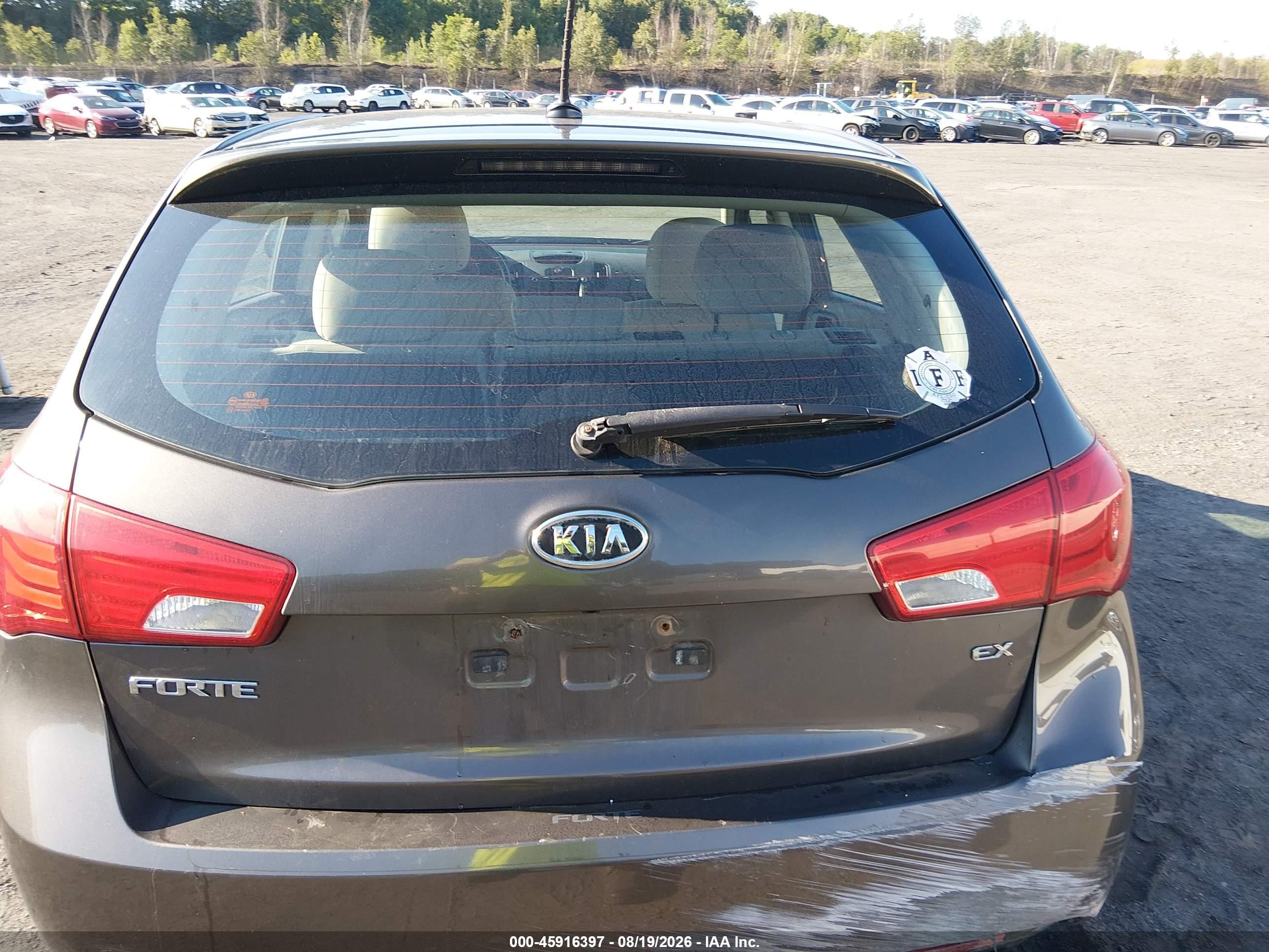 2012 Kia Forte Ex Gray vin: KNAFU5A28C5560459