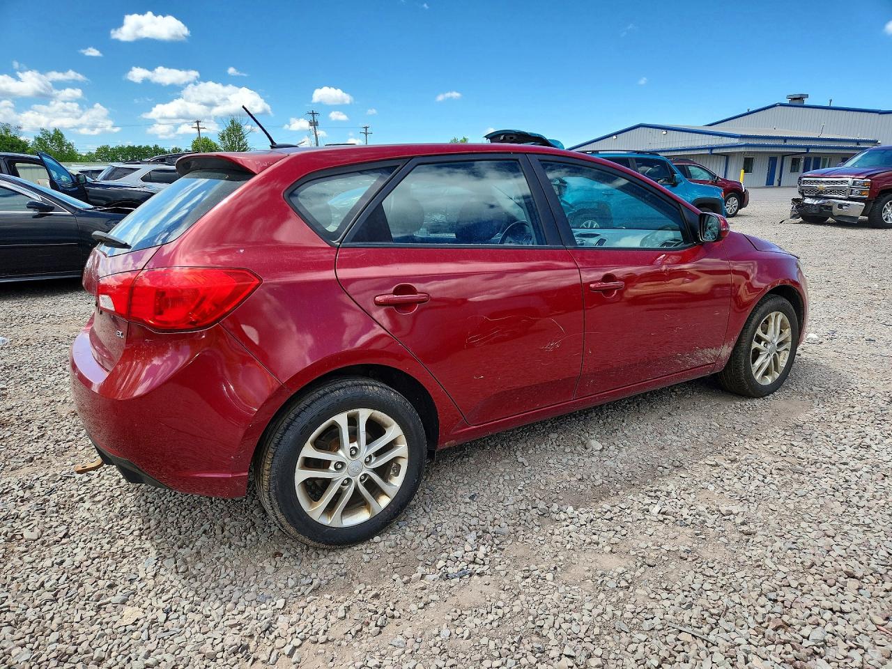 2011 Kia Forte Ex Красный vin: KNAFU5A29B5378784
