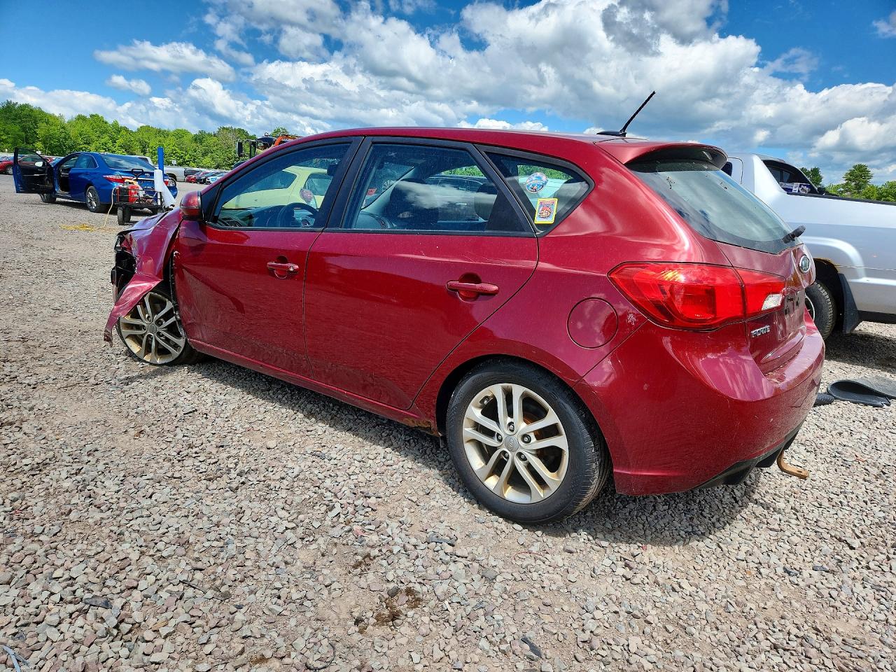 2011 Kia Forte Ex Красный vin: KNAFU5A29B5378784