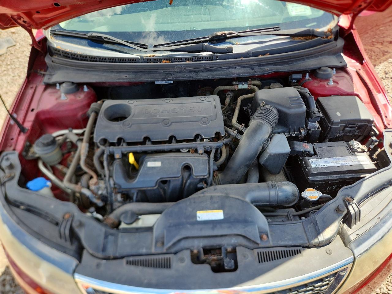 2011 Kia Forte Ex Красный vin: KNAFU5A29B5378784