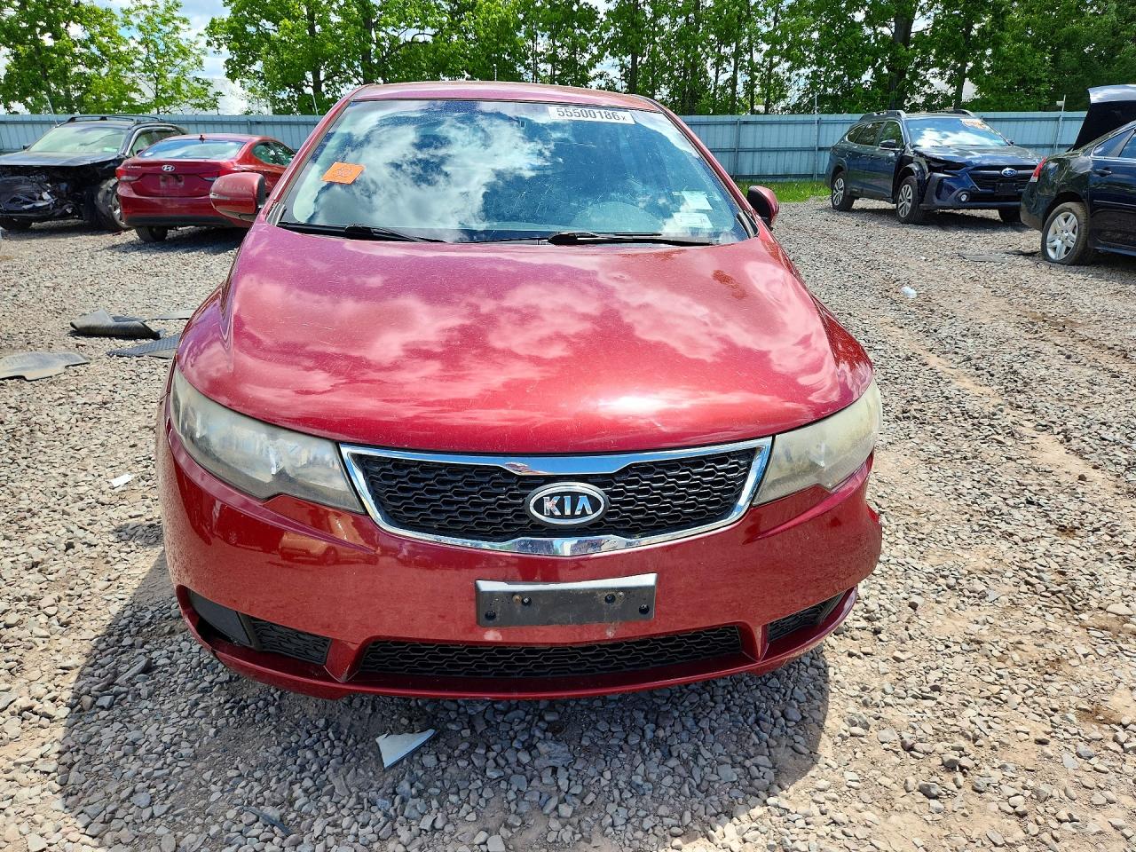 2011 Kia Forte Ex Красный vin: KNAFU5A29B5378784