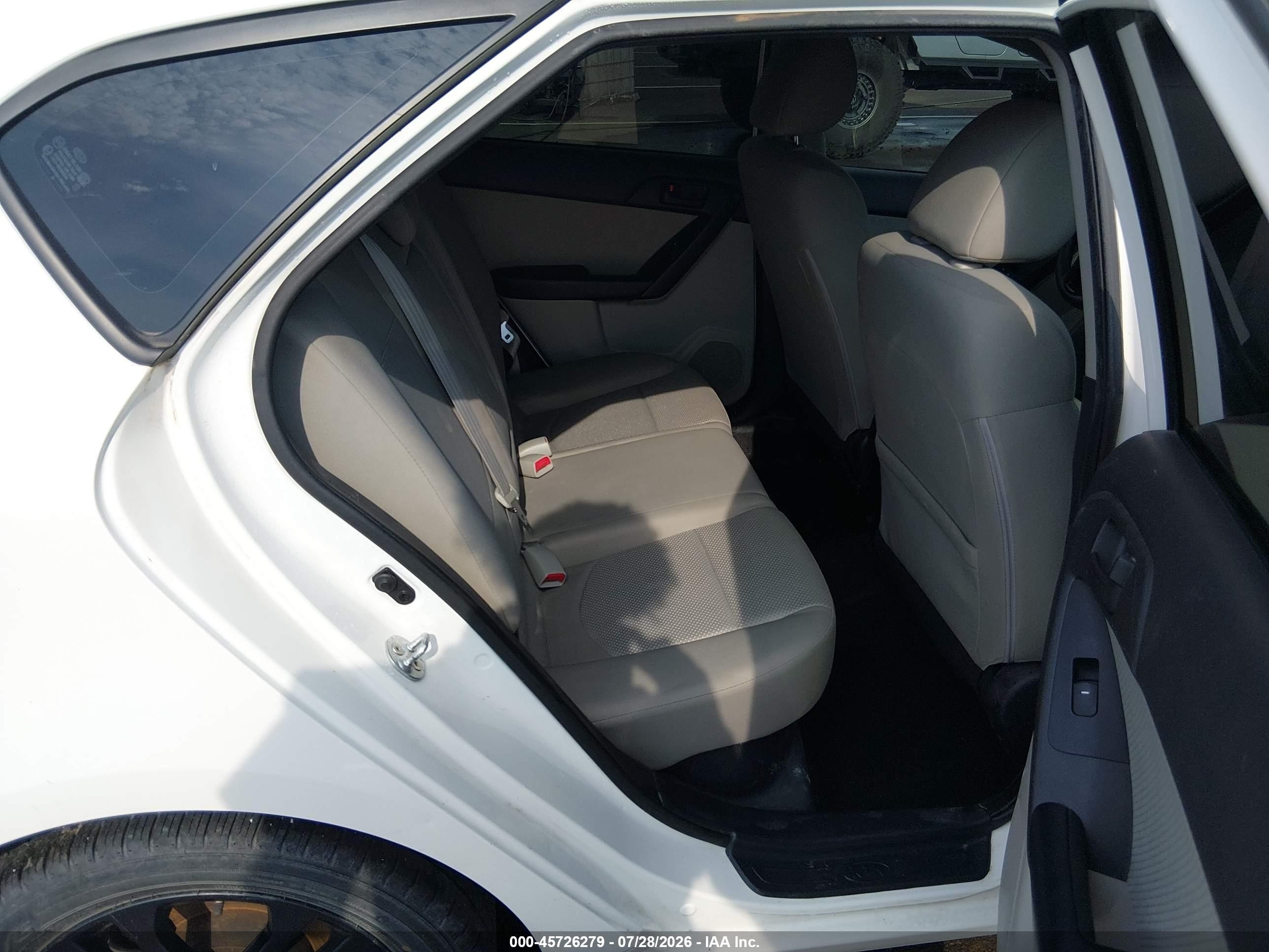 2011 Kia Forte Ex White vin: KNAFU5A29B5378834