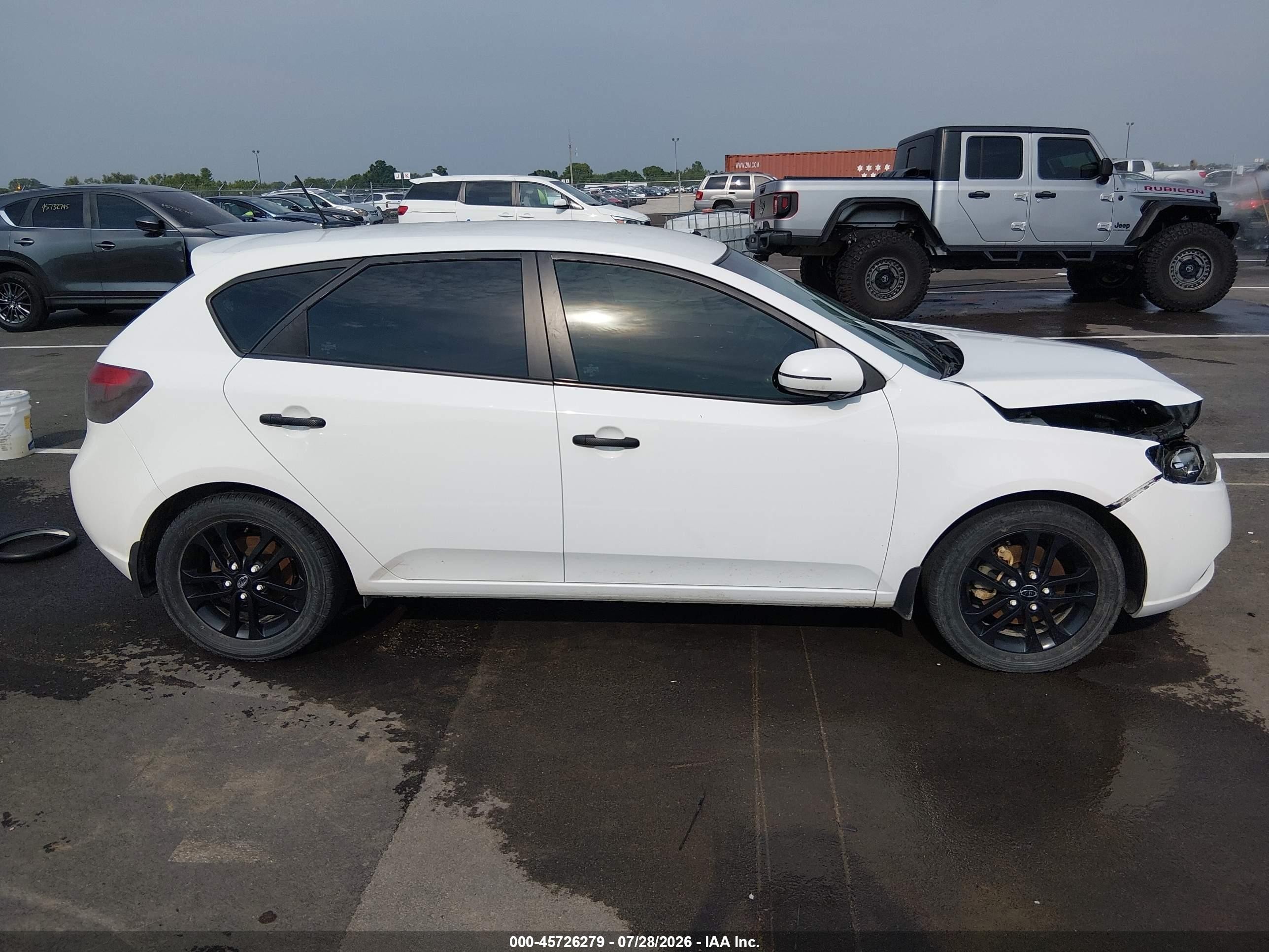 2011 Kia Forte Ex White vin: KNAFU5A29B5378834