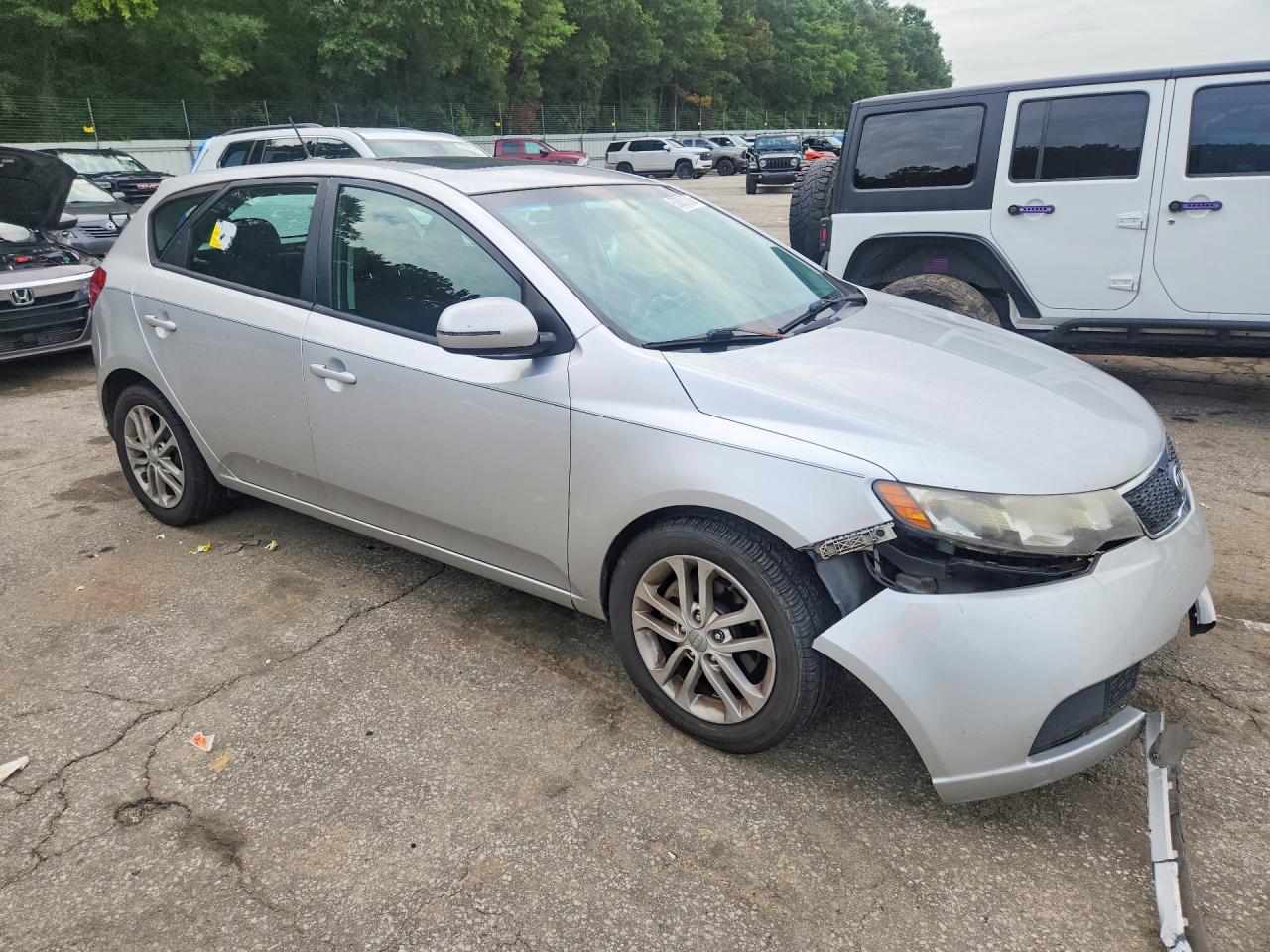 2011 Kia Forte5 Ex Silver vin: KNAFU5A2XB5417222