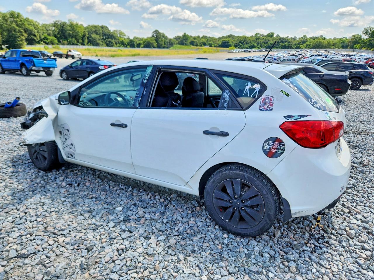 2013 Kia Forte Ex Белый vin: KNAFU5A2XD5654375