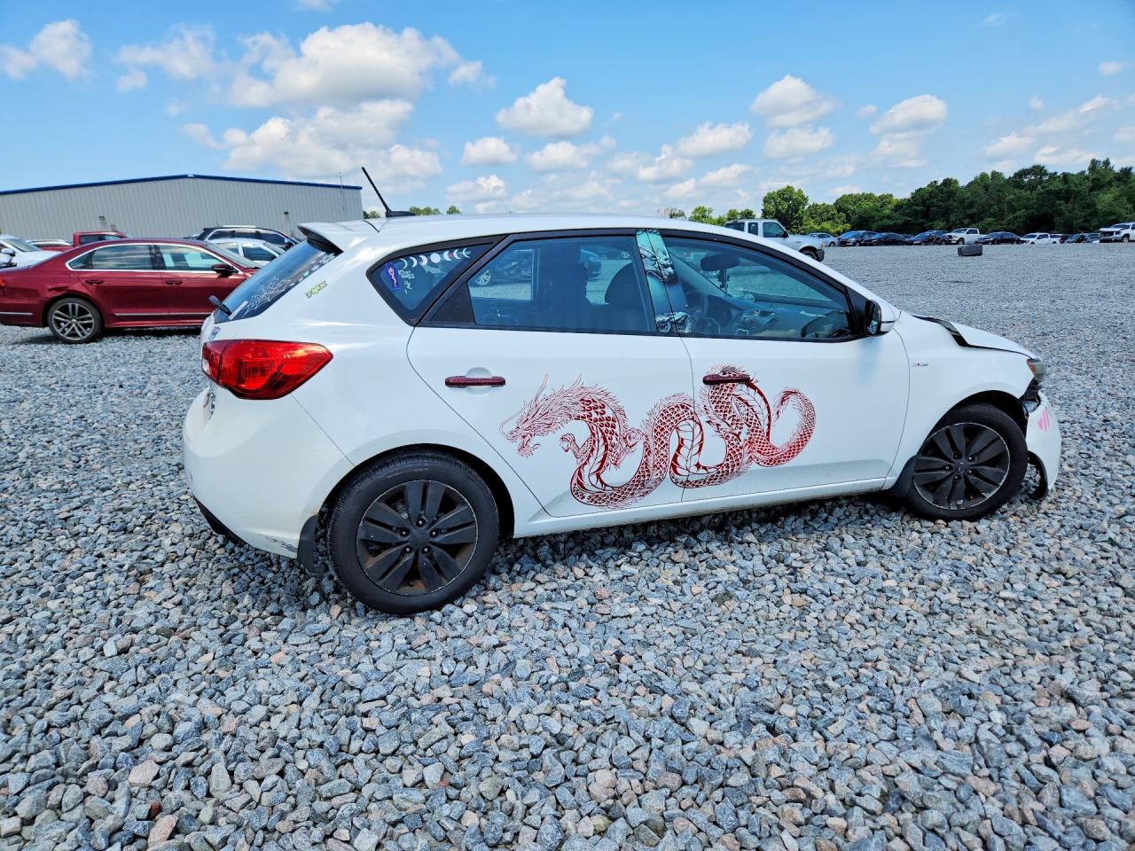 2013 Kia Forte Ex Белый vin: KNAFU5A2XD5654375