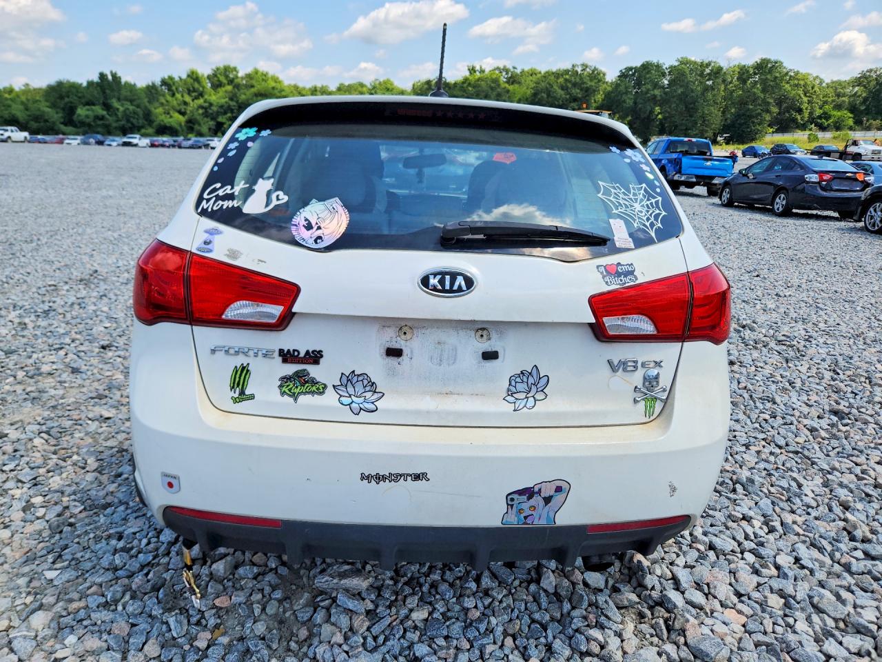 2013 Kia Forte Ex Белый vin: KNAFU5A2XD5654375
