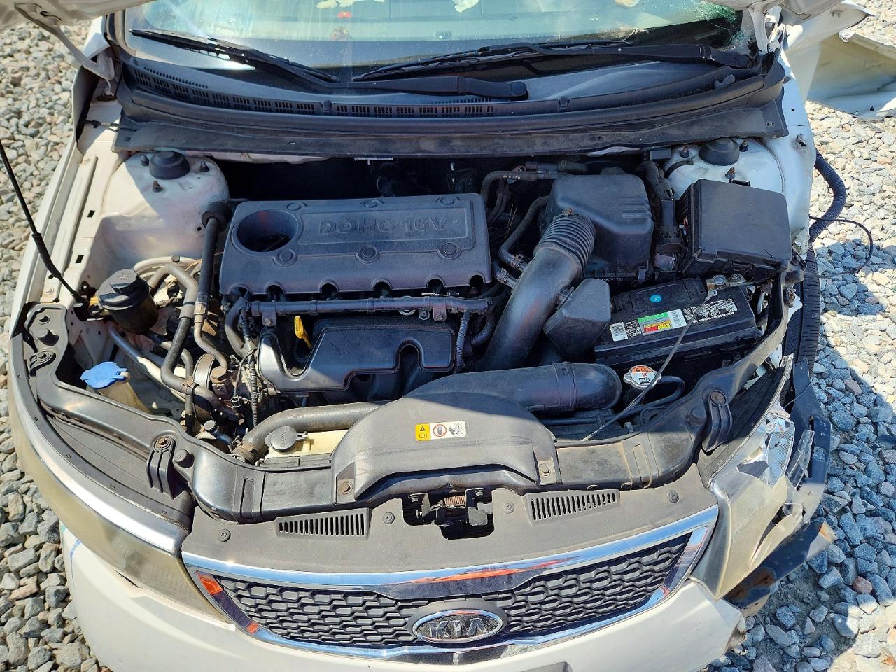 2013 Kia Forte Ex Белый vin: KNAFU5A2XD5654375
