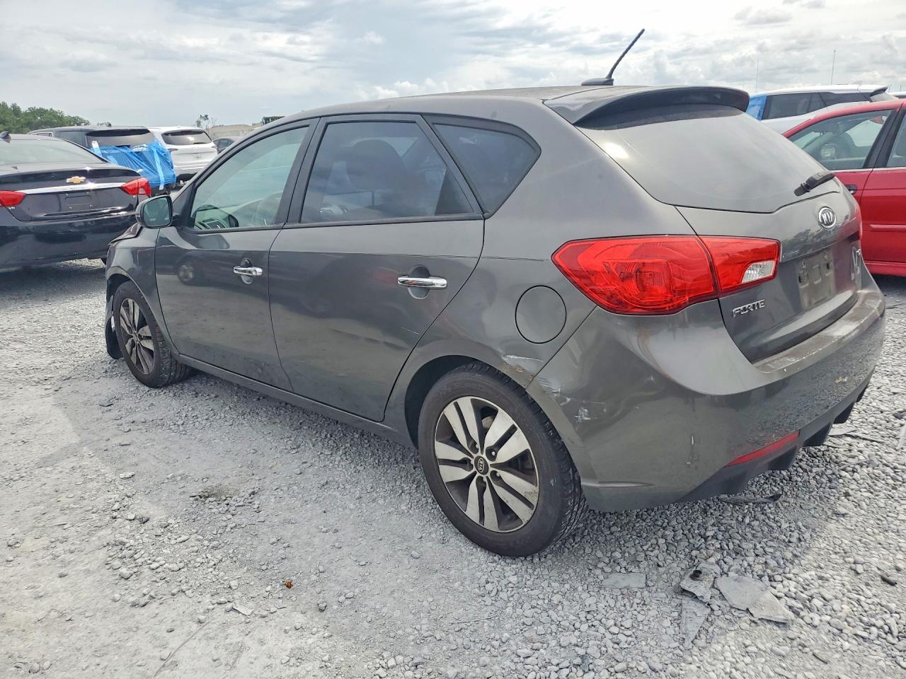 2013 Kia Forte Ex Gray vin: KNAFU5A2XD5686162