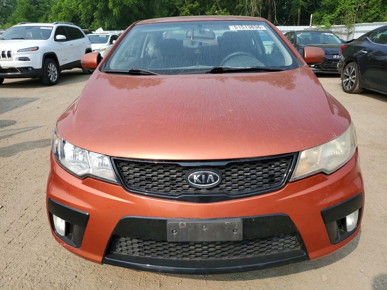 2011 Kia Forte Ex Orange vin: KNAFU6A21B5329262