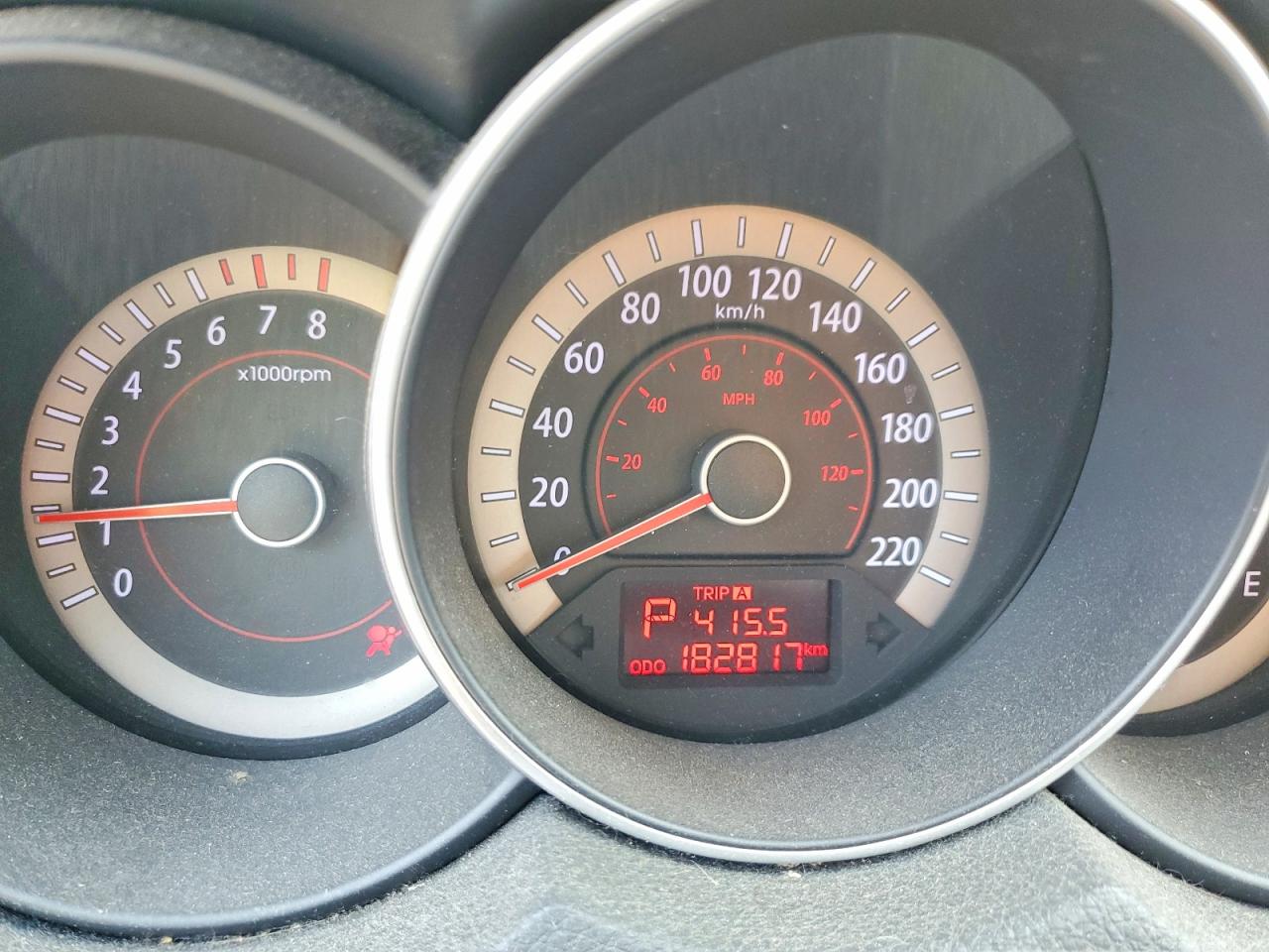 2011 Kia Forte Ex Orange vin: KNAFU6A21B5329262