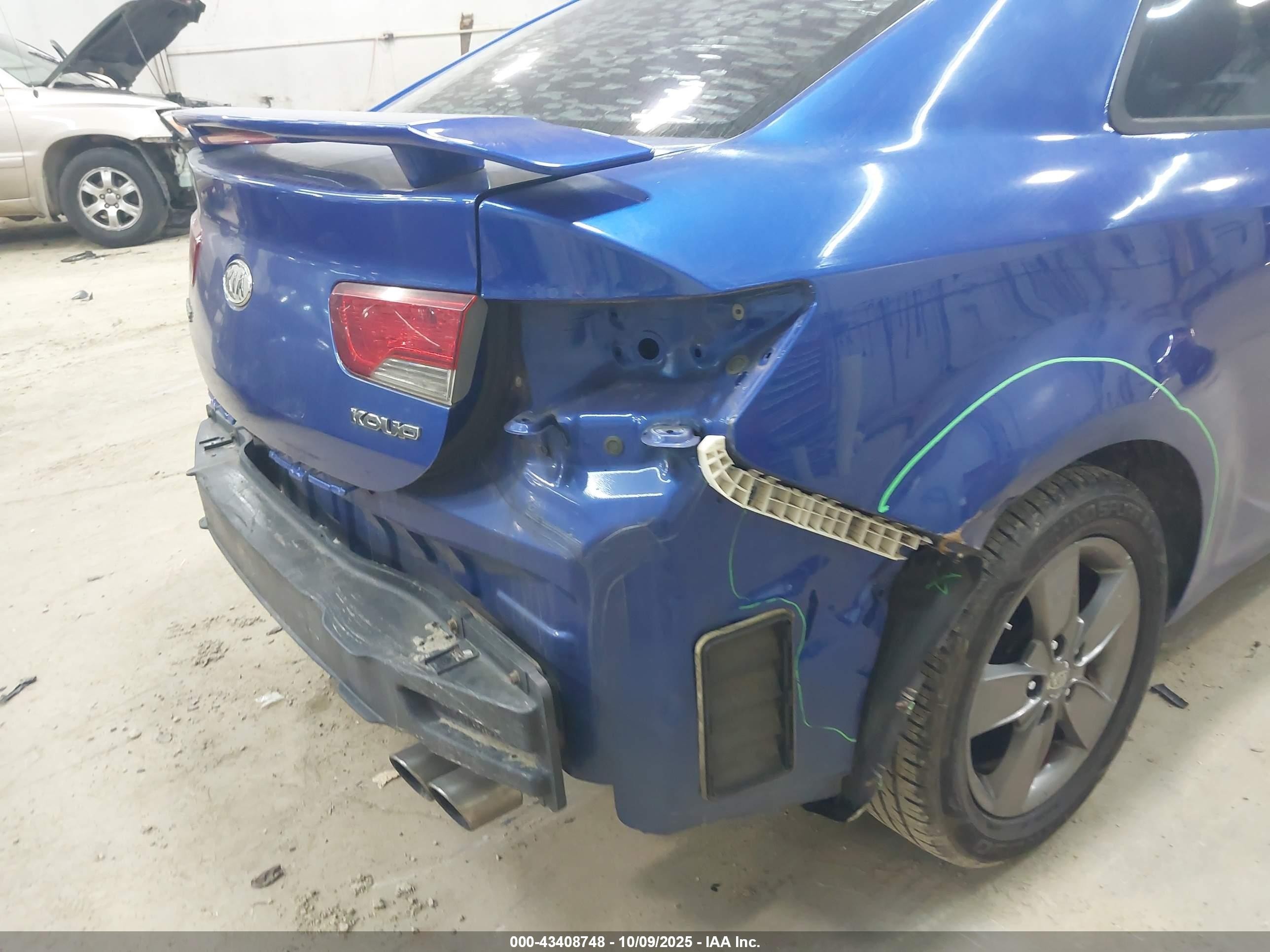 2012 Kia Forte Koup Ex Blue vin: KNAFU6A21C5509245