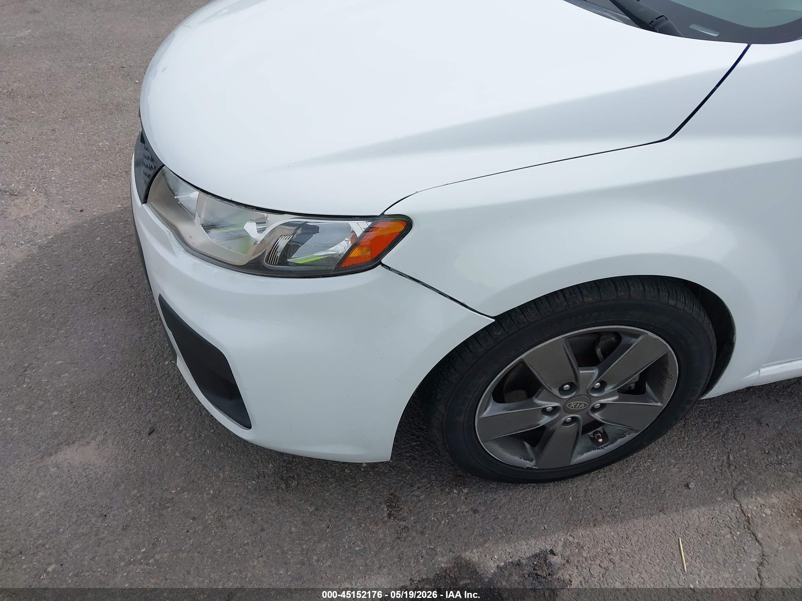 2012 Kia Forte Koup Ex Белый vin: KNAFU6A22C5624498