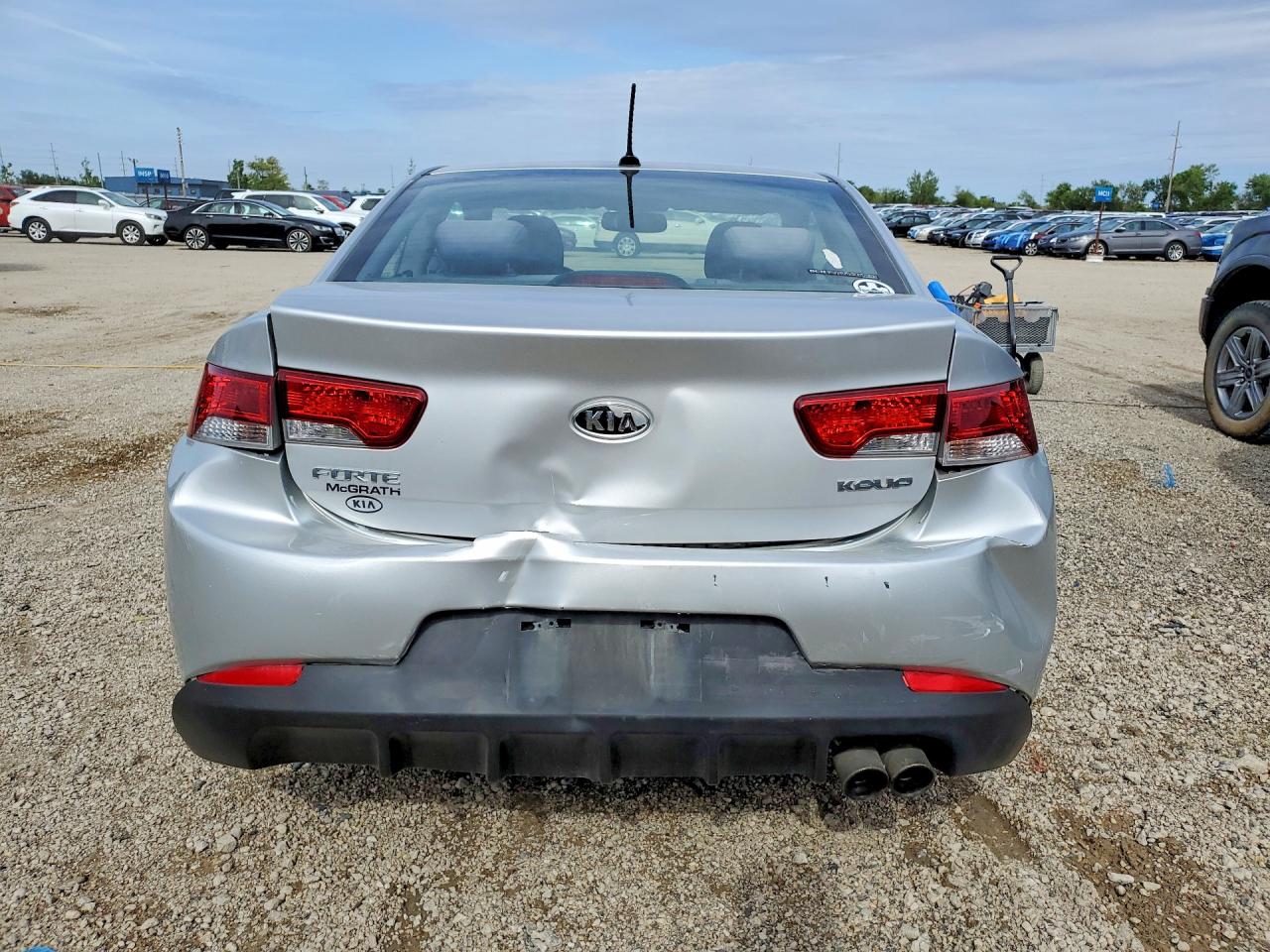 2013 Kia Forte Ex Silver vin: KNAFU6A22D5670205