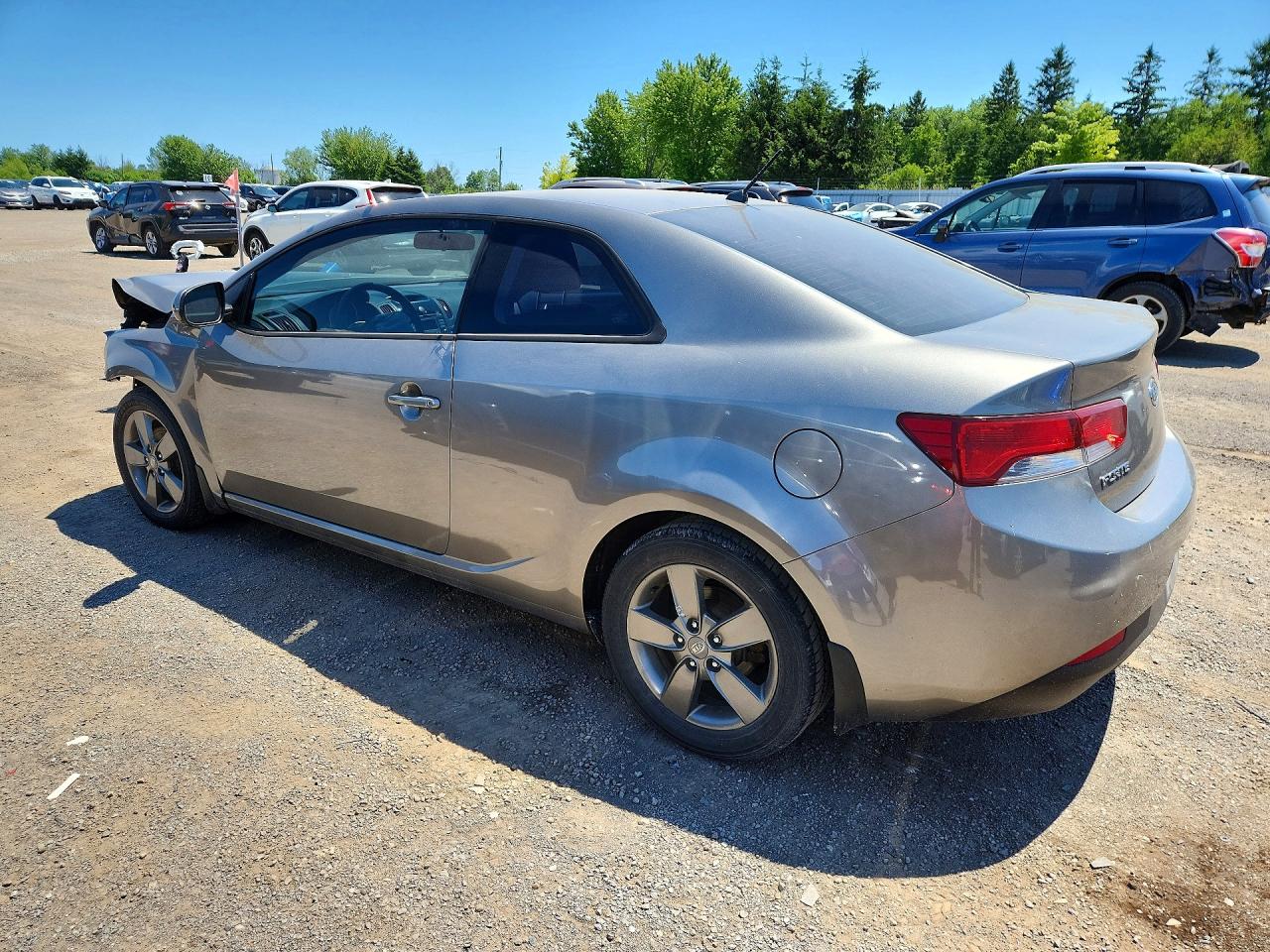 2012 Kia Forte Ex Gray vin: KNAFU6A23C5484333