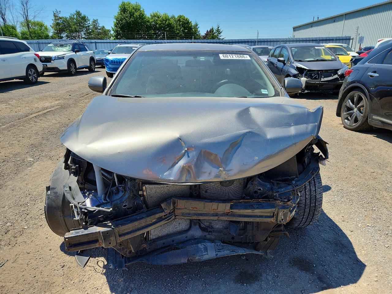 2012 Kia Forte Ex Gray vin: KNAFU6A23C5484333