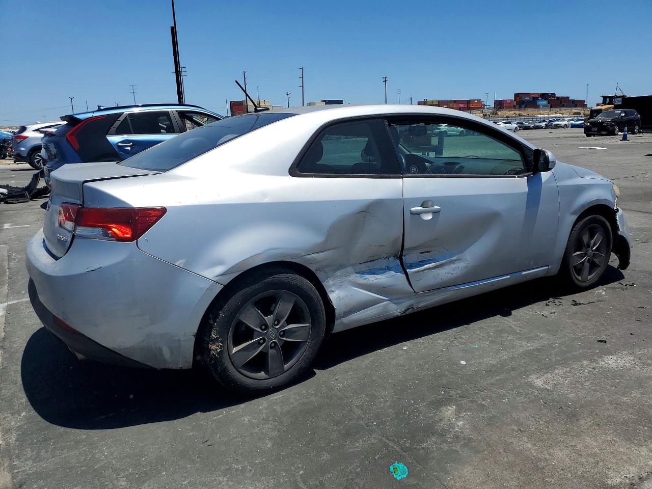 2012 Kia Forte Koup Ex Silver vin: KNAFU6A23C5522238