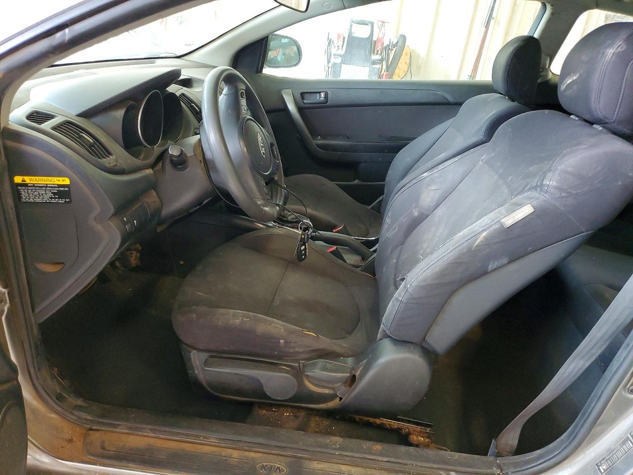 2012 Kia Forte Ex Gray vin: KNAFU6A24C5487371