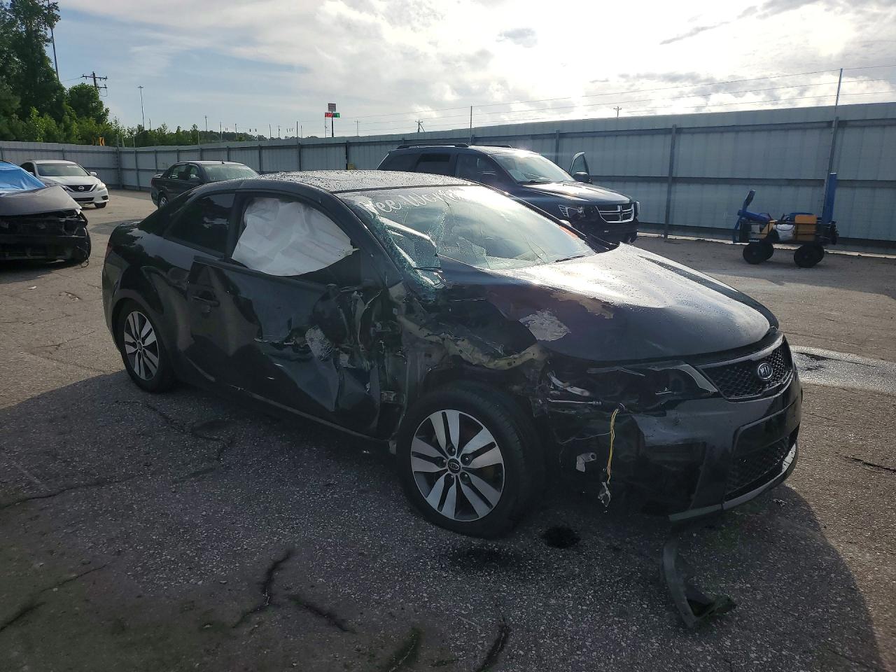 2013 Kia Forte Ex Black vin: KNAFU6A24D5708601