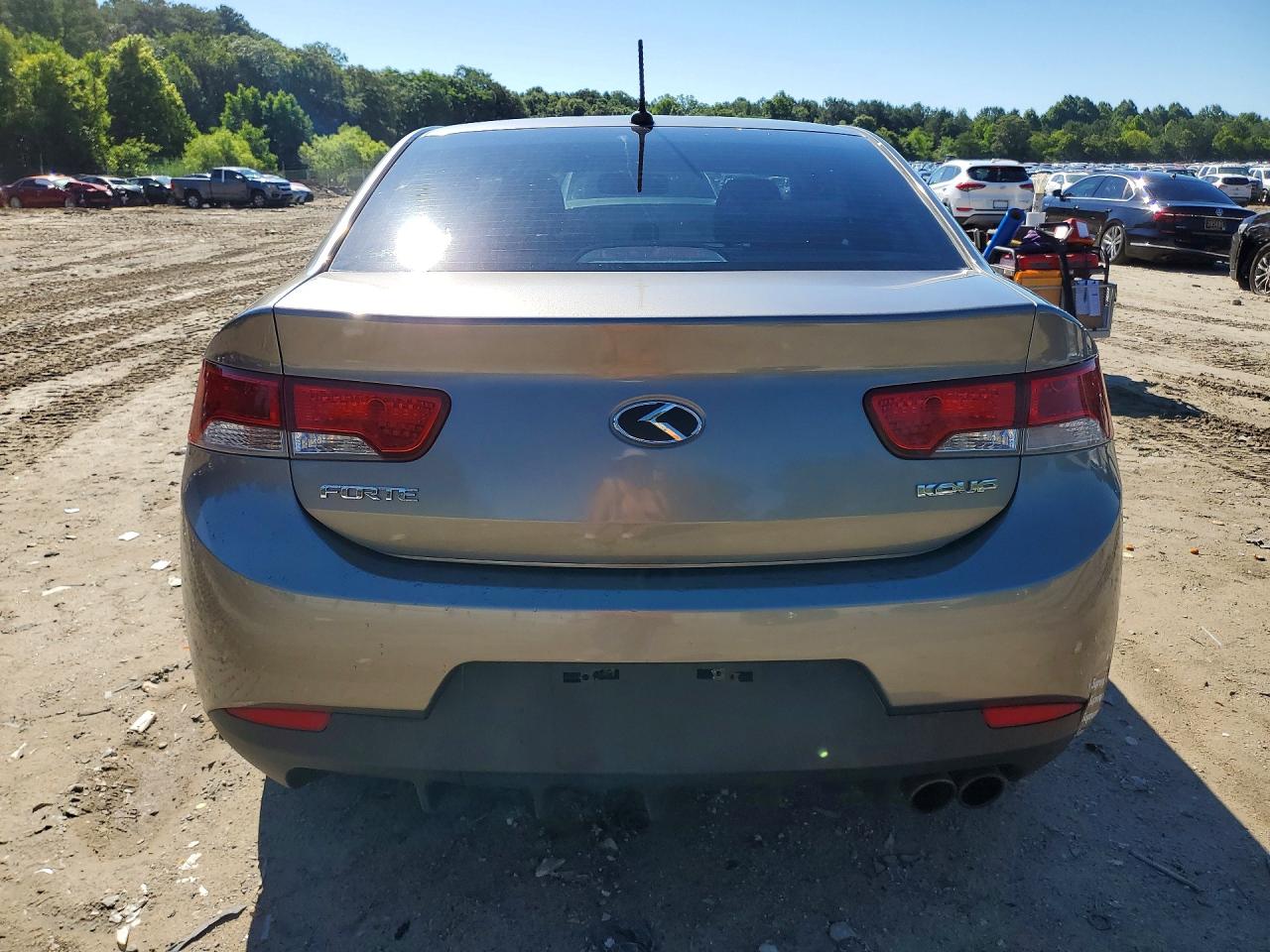 2012 Kia Forte Ex Gray vin: KNAFU6A25C5506817