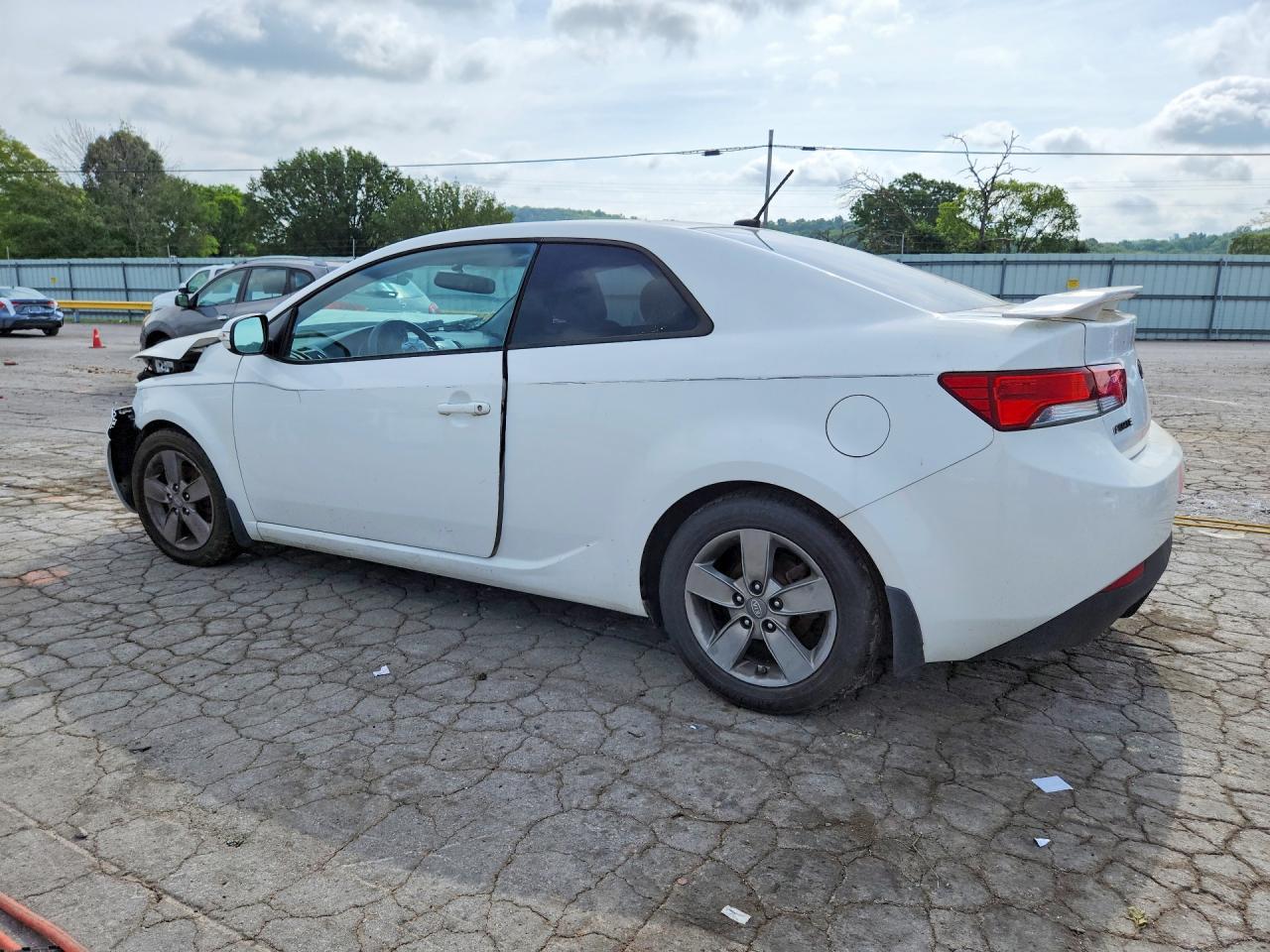 2010 Kia Forte Ex White vin: KNAFU6A26A5117911