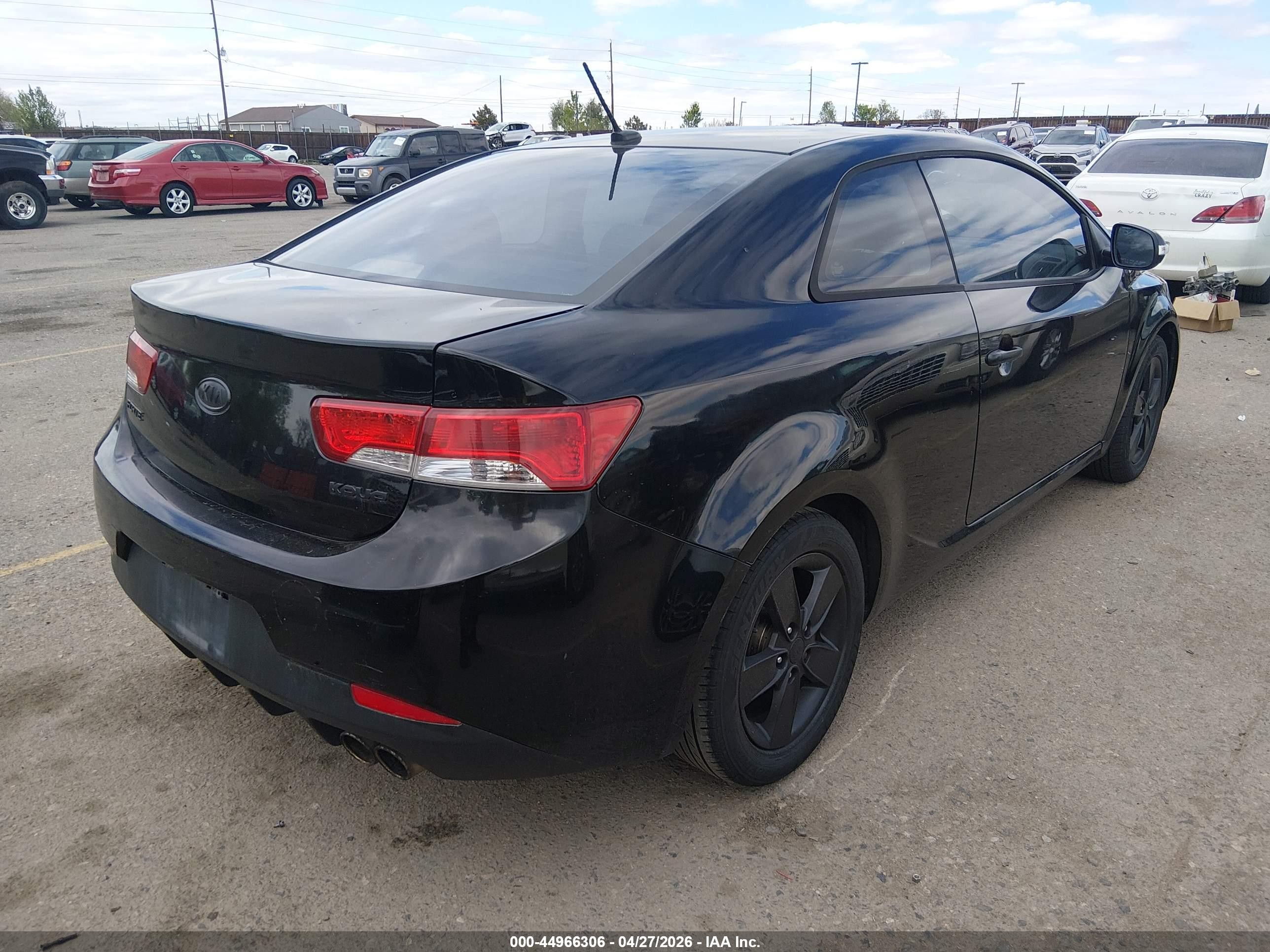 2010 Kia Forte Koup Ex Black vin: KNAFU6A26A5128486