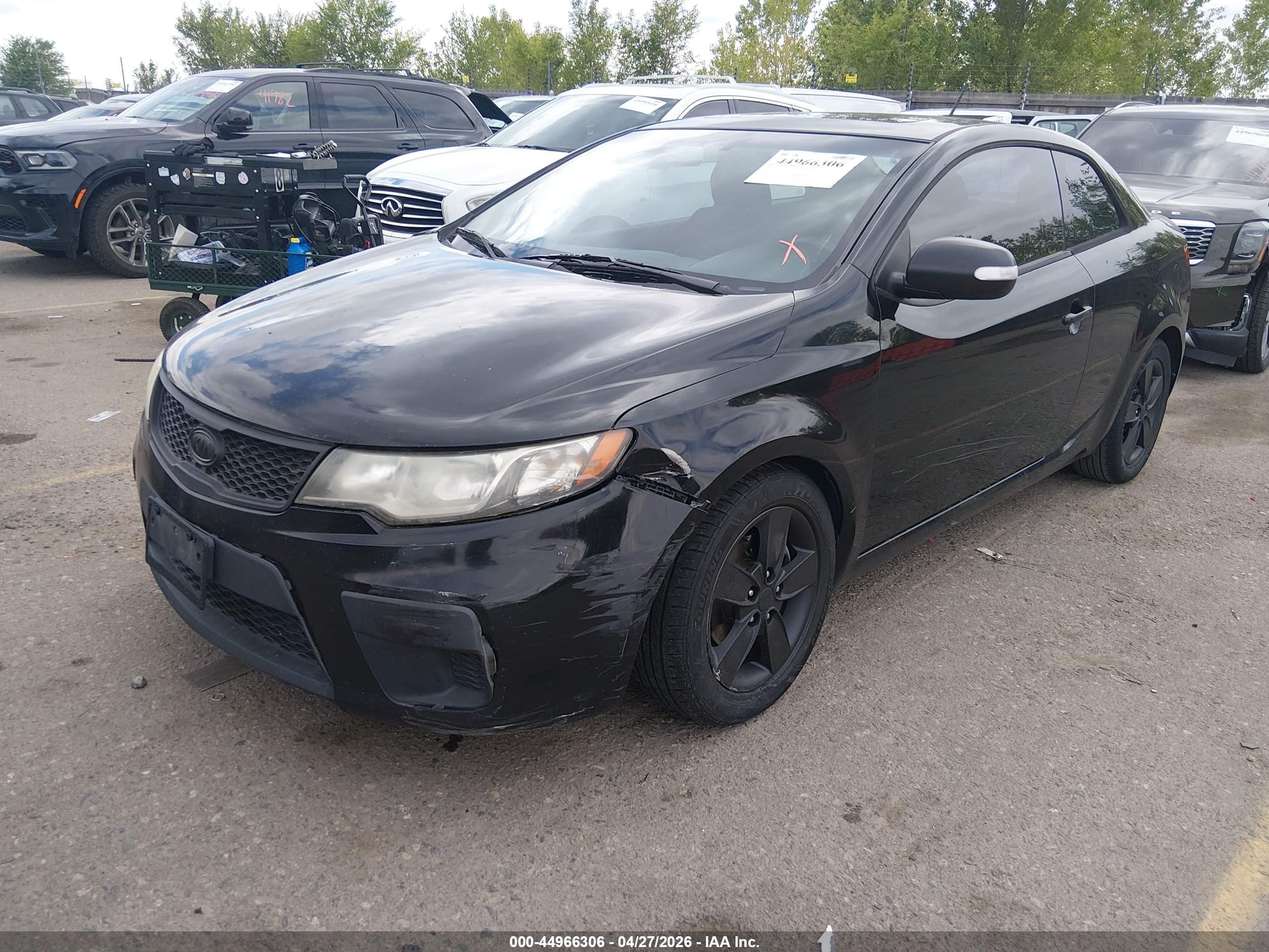 2010 Kia Forte Koup Ex Black vin: KNAFU6A26A5128486