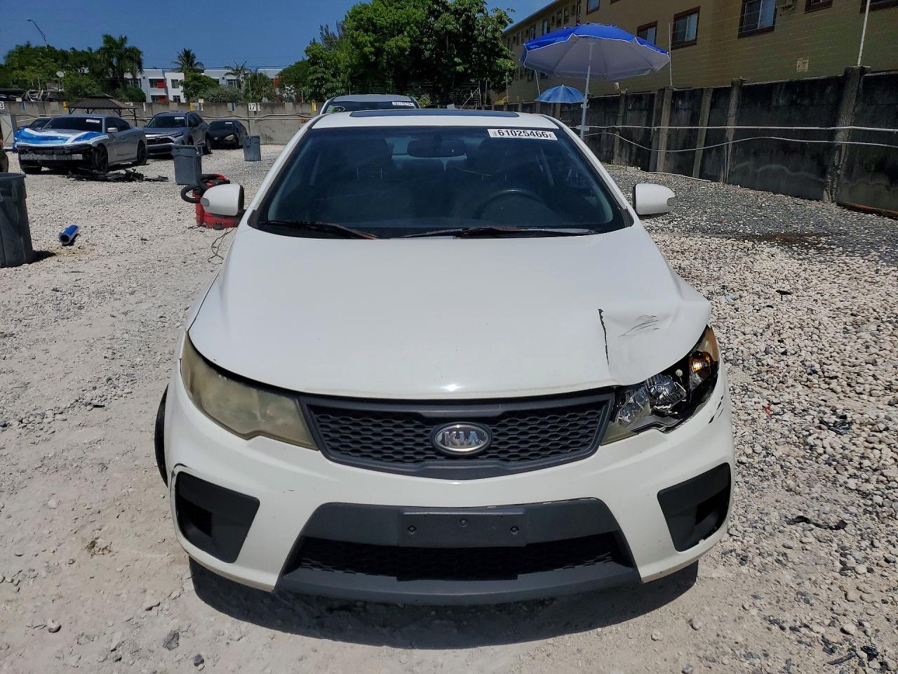 2010 Kia Forte Ex White vin: KNAFU6A26A5131162