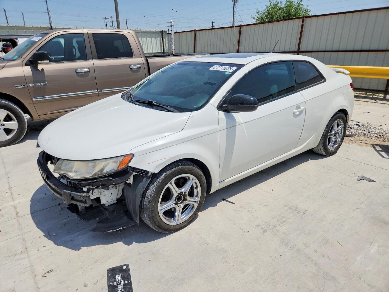 2011 Kia Forte Ex White vin: KNAFU6A26B5403615