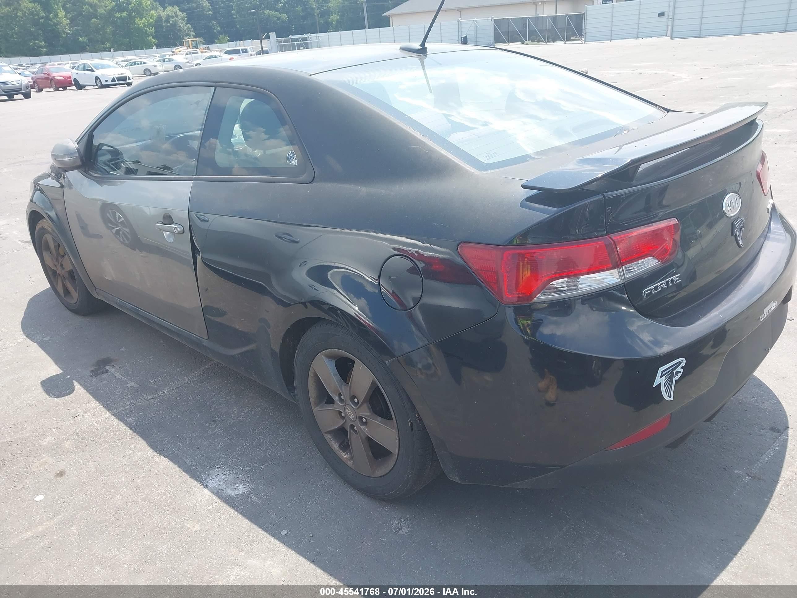 2012 Kia Forte Koup Ex Black vin: KNAFU6A26C5476565