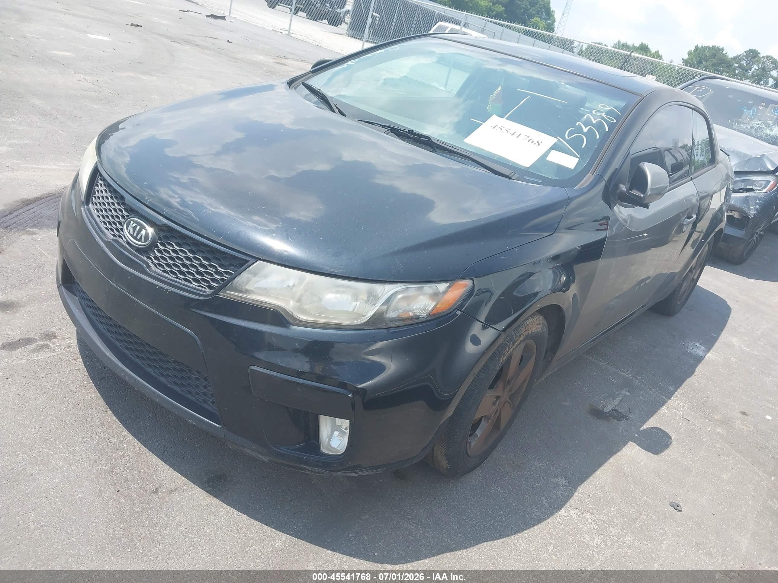 2012 Kia Forte Koup Ex Black vin: KNAFU6A26C5476565
