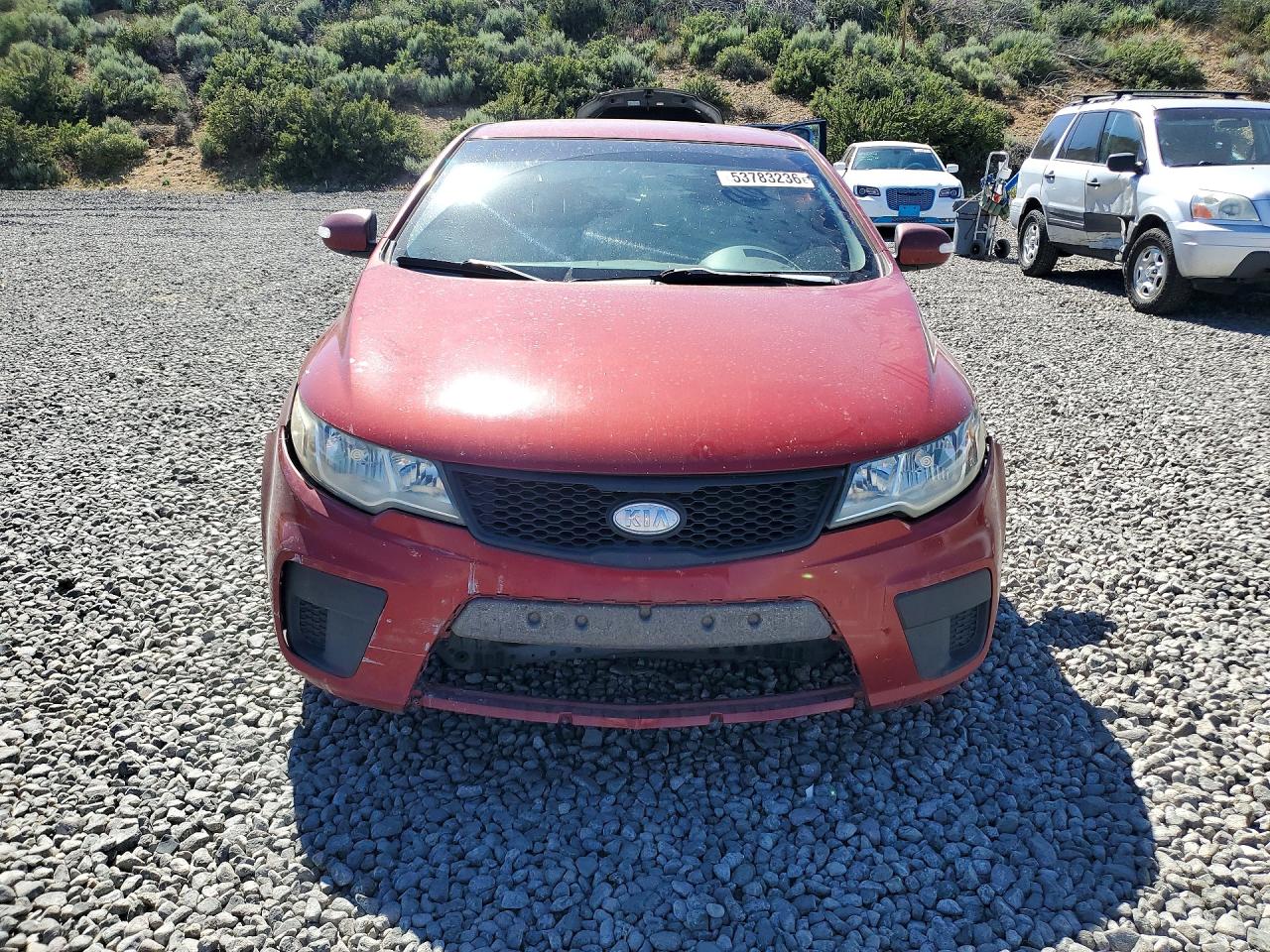 2010 Kia Forte Ex Бордовый vin: KNAFU6A27A5109736