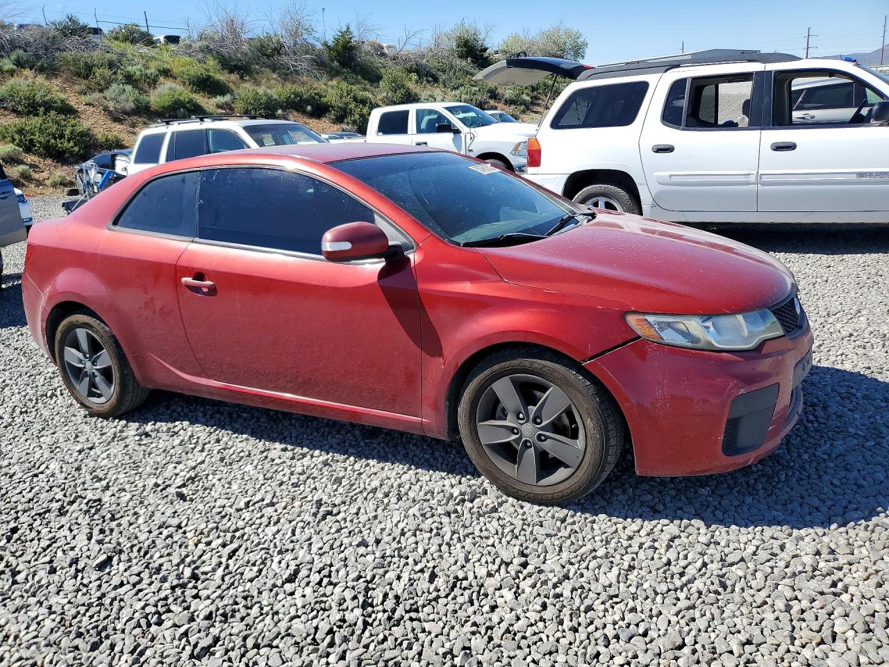 2010 Kia Forte Ex Бордовый vin: KNAFU6A27A5109736