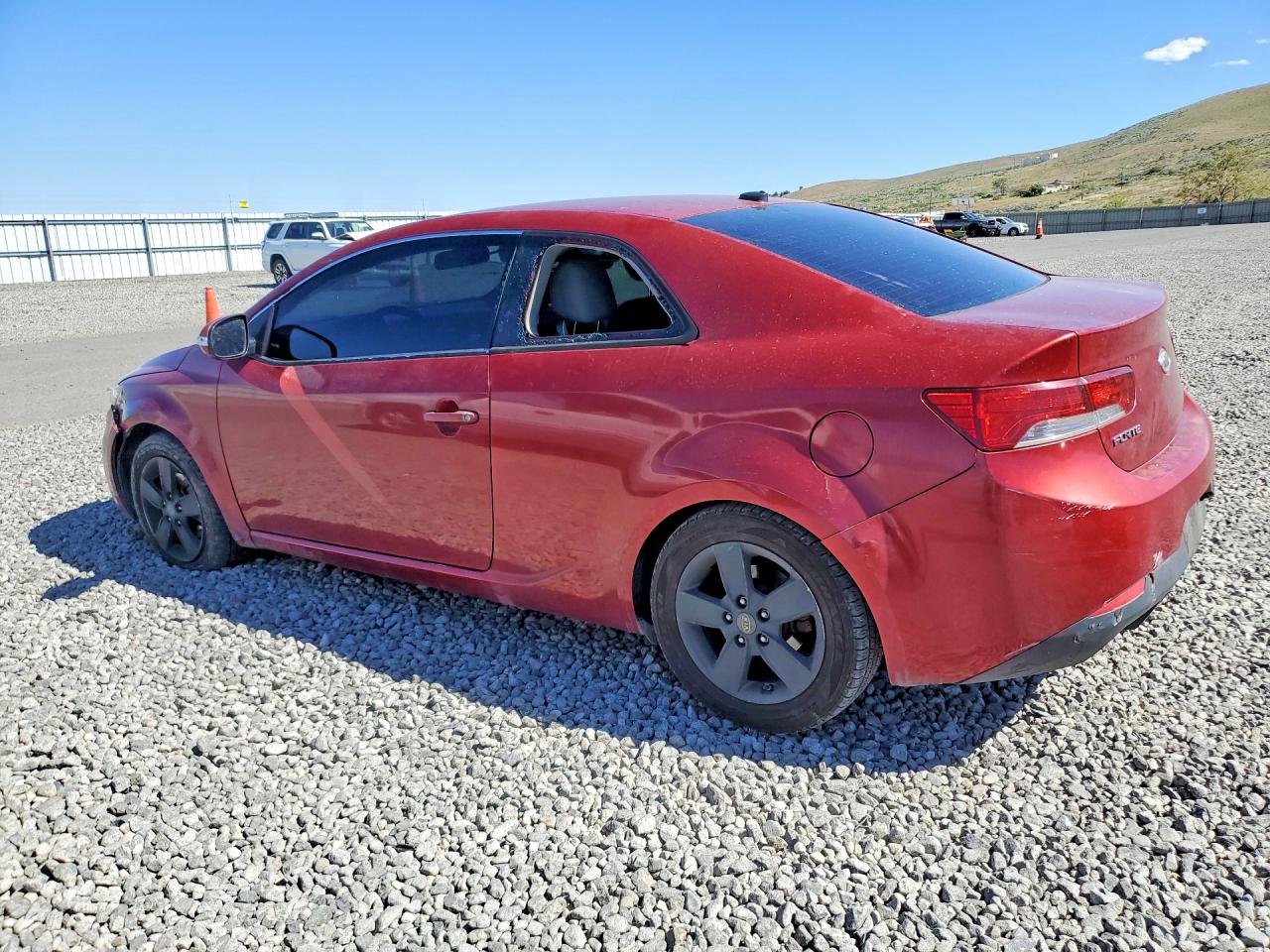 2010 Kia Forte Ex Бордовый vin: KNAFU6A27A5109736