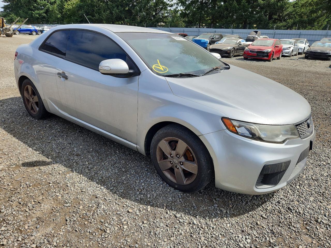 2010 Kia Forte Ex Серебряный vin: KNAFU6A27A5258213
