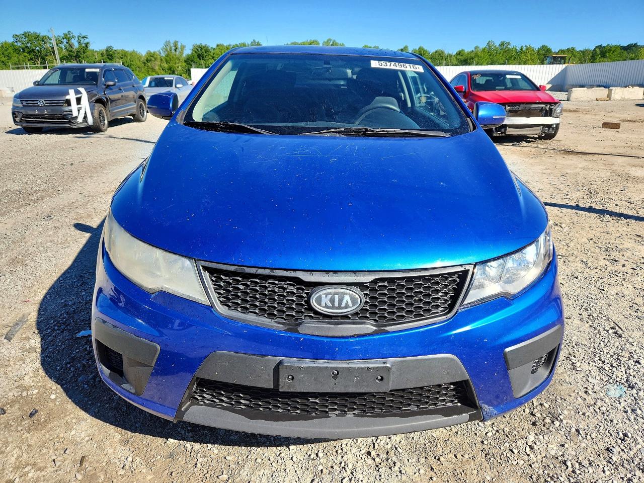 2012 Kia Forte Ex Blue vin: KNAFU6A27C5597833