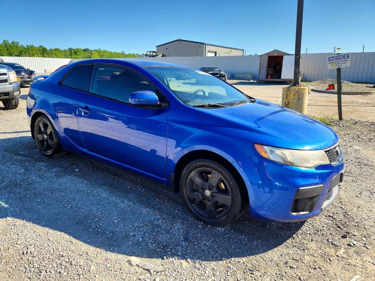 2012 Kia Forte Ex Blue vin: KNAFU6A27C5597833