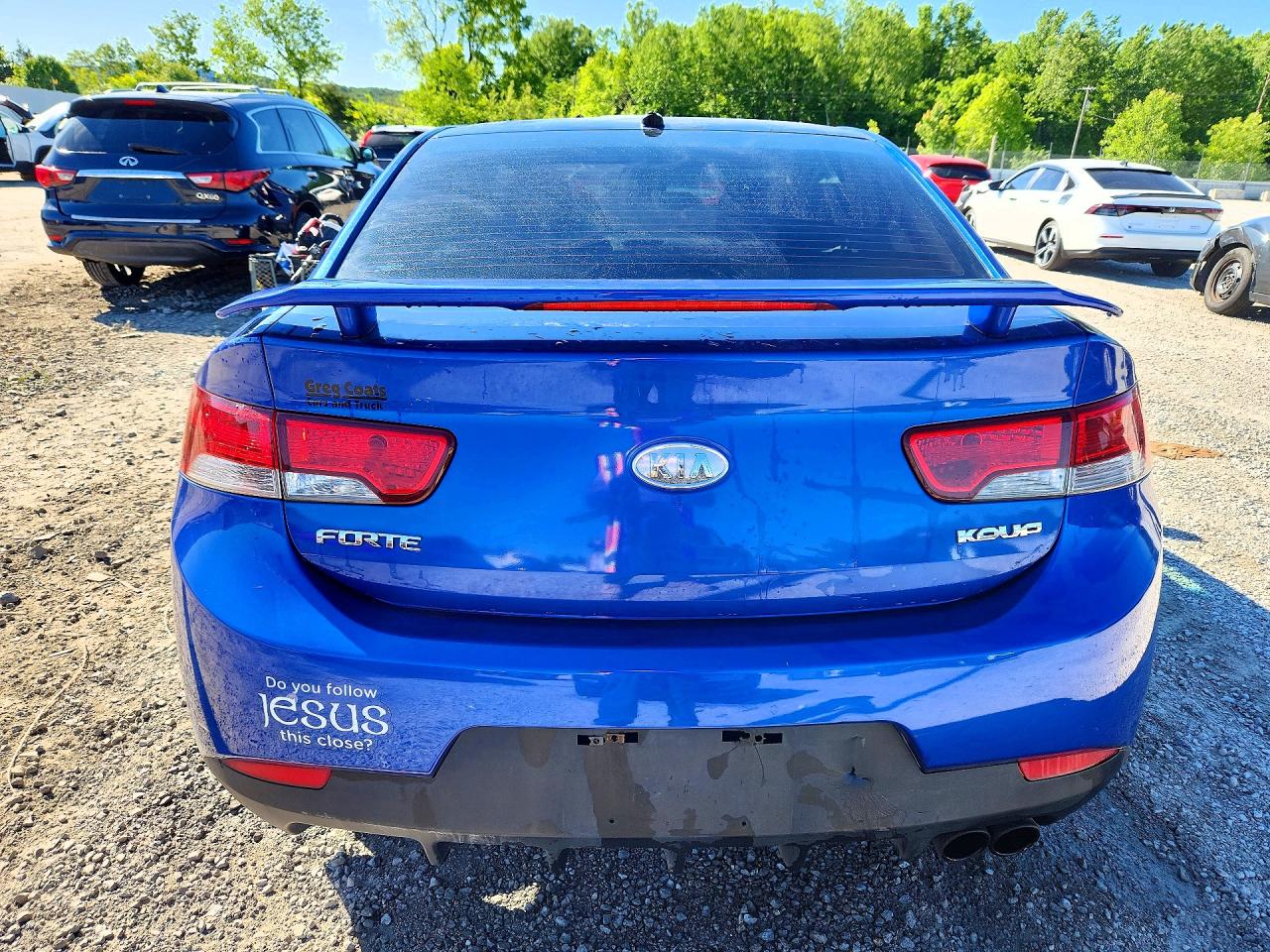 2012 Kia Forte Ex Blue vin: KNAFU6A27C5597833
