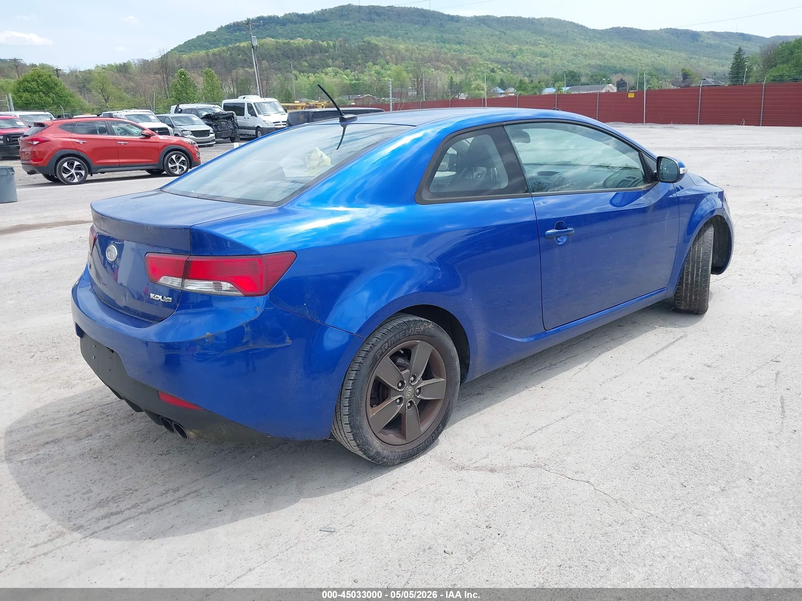 2010 Kia Forte Koup Ex Синий vin: KNAFU6A28A5181125