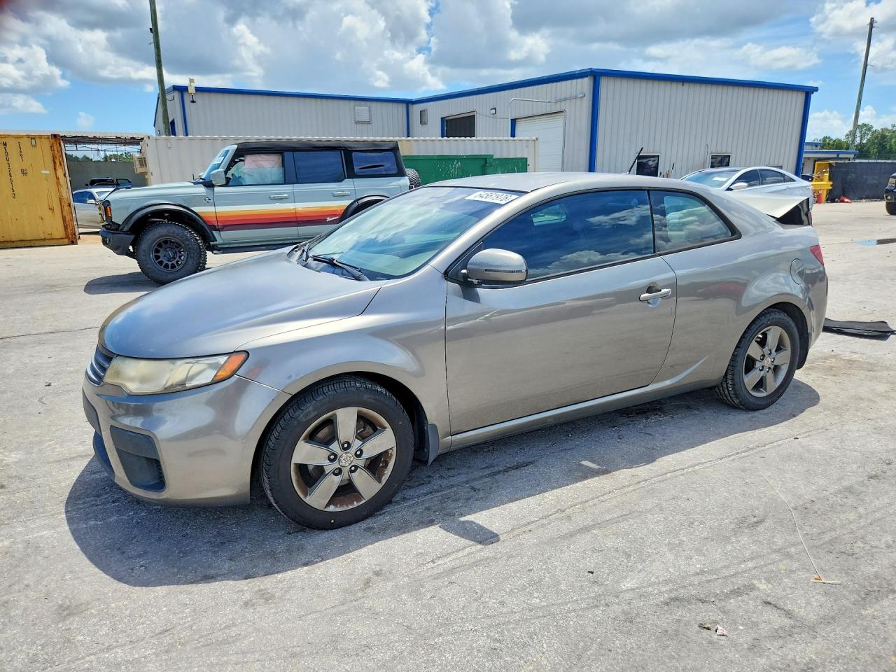2011 Kia Forte Koup Ex Gray vin: KNAFU6A28B5370374