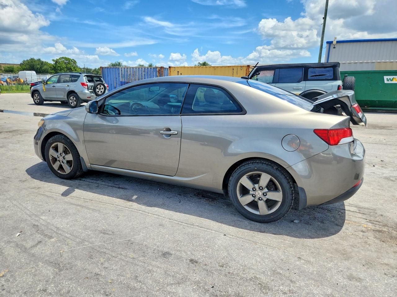 2011 Kia Forte Koup Ex Gray vin: KNAFU6A28B5370374