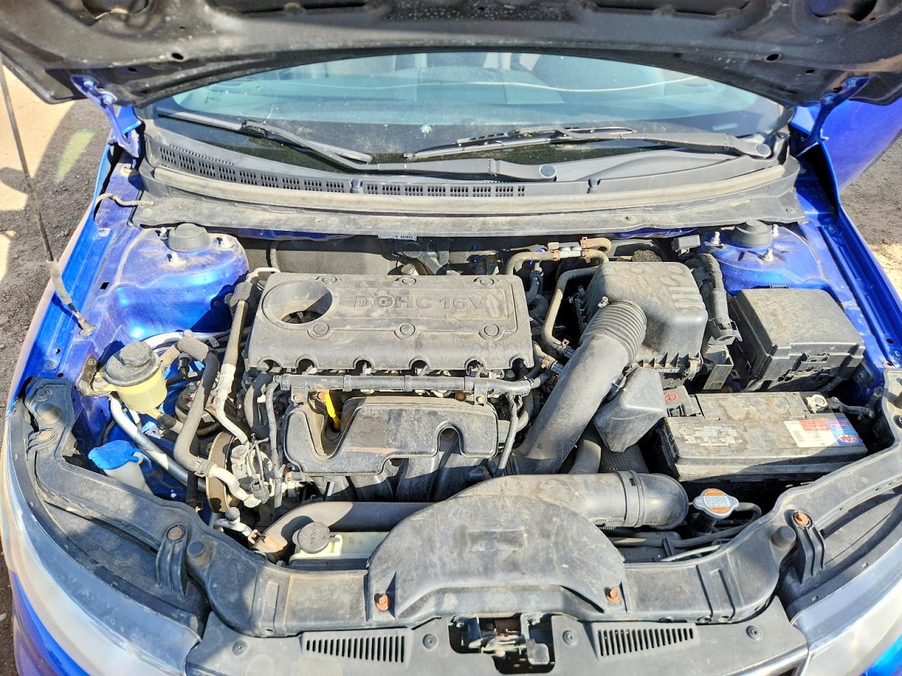 2011 Kia Forte Ex Синий vin: KNAFU6A28B5465808