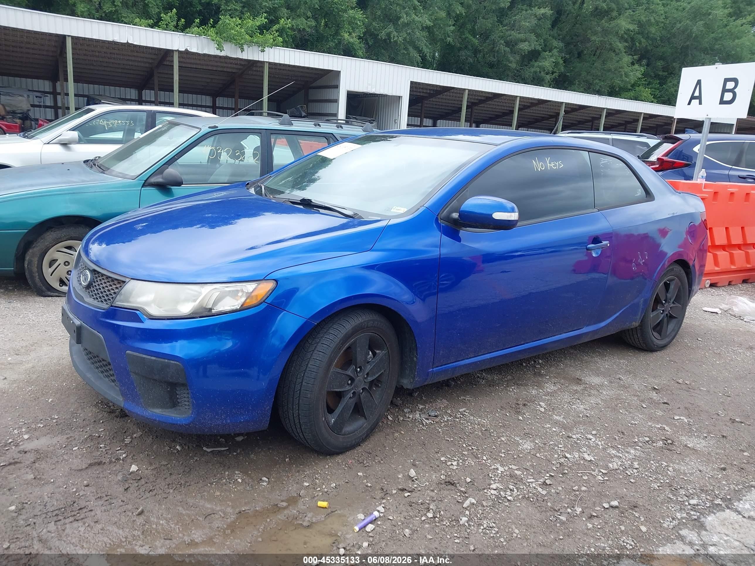 2010 Kia Forte Koup Ex Blue vin: KNAFU6A29A5134184