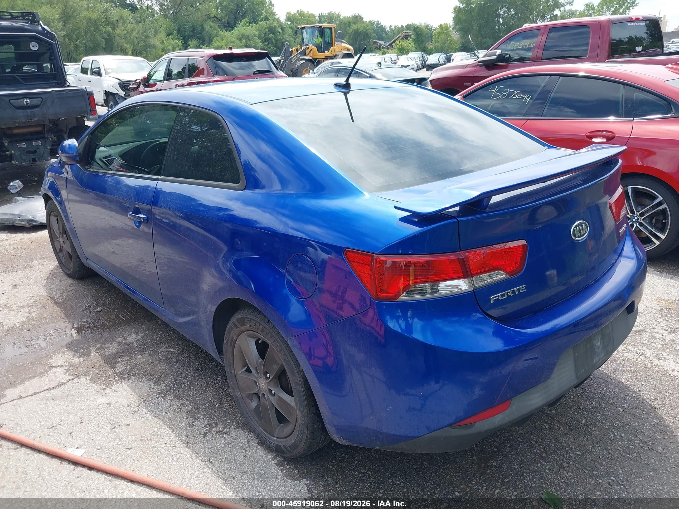 2011 Kia Forte Koup Ex Blue vin: KNAFU6A29B5455370