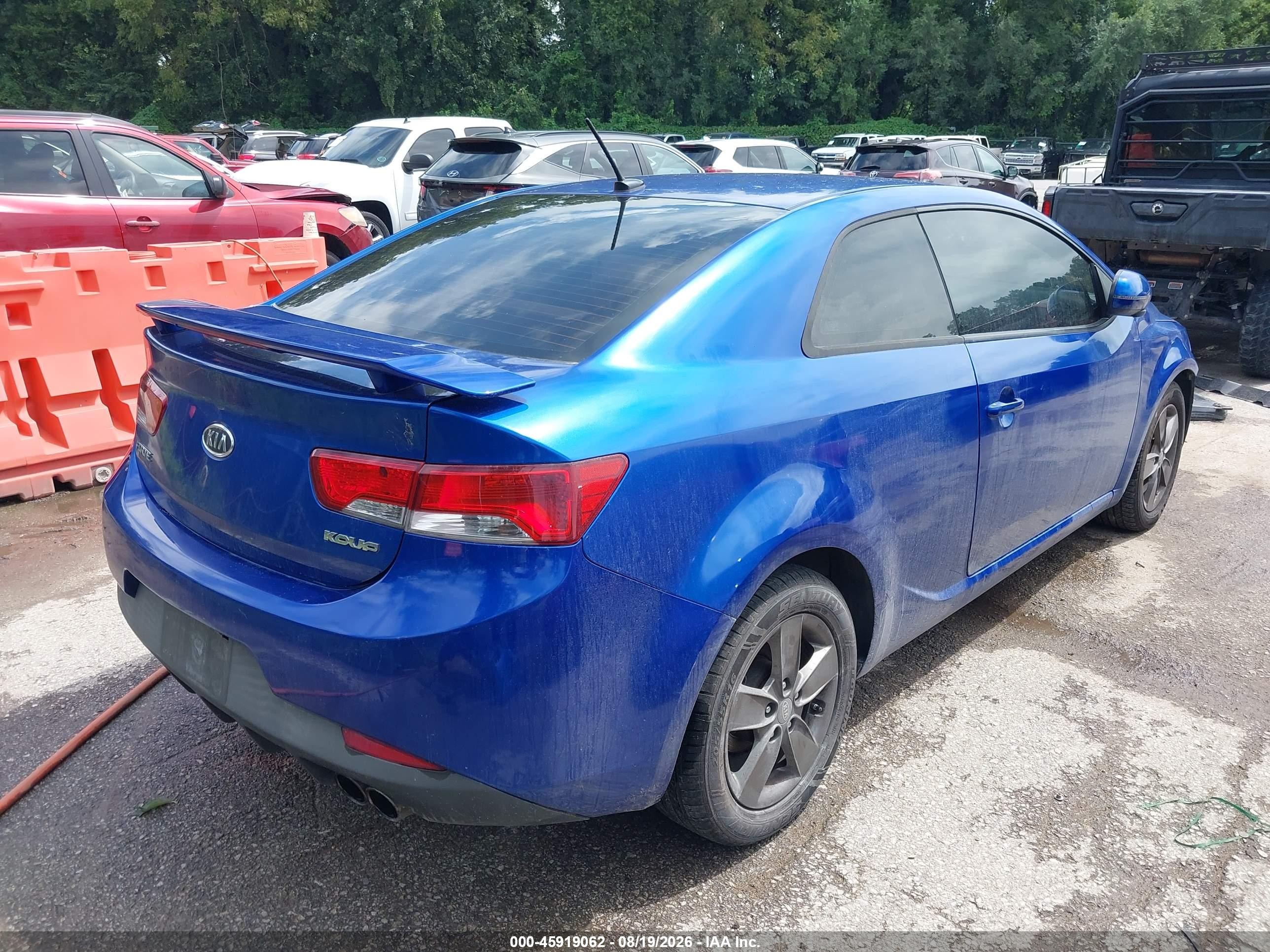 2011 Kia Forte Koup Ex Blue vin: KNAFU6A29B5455370