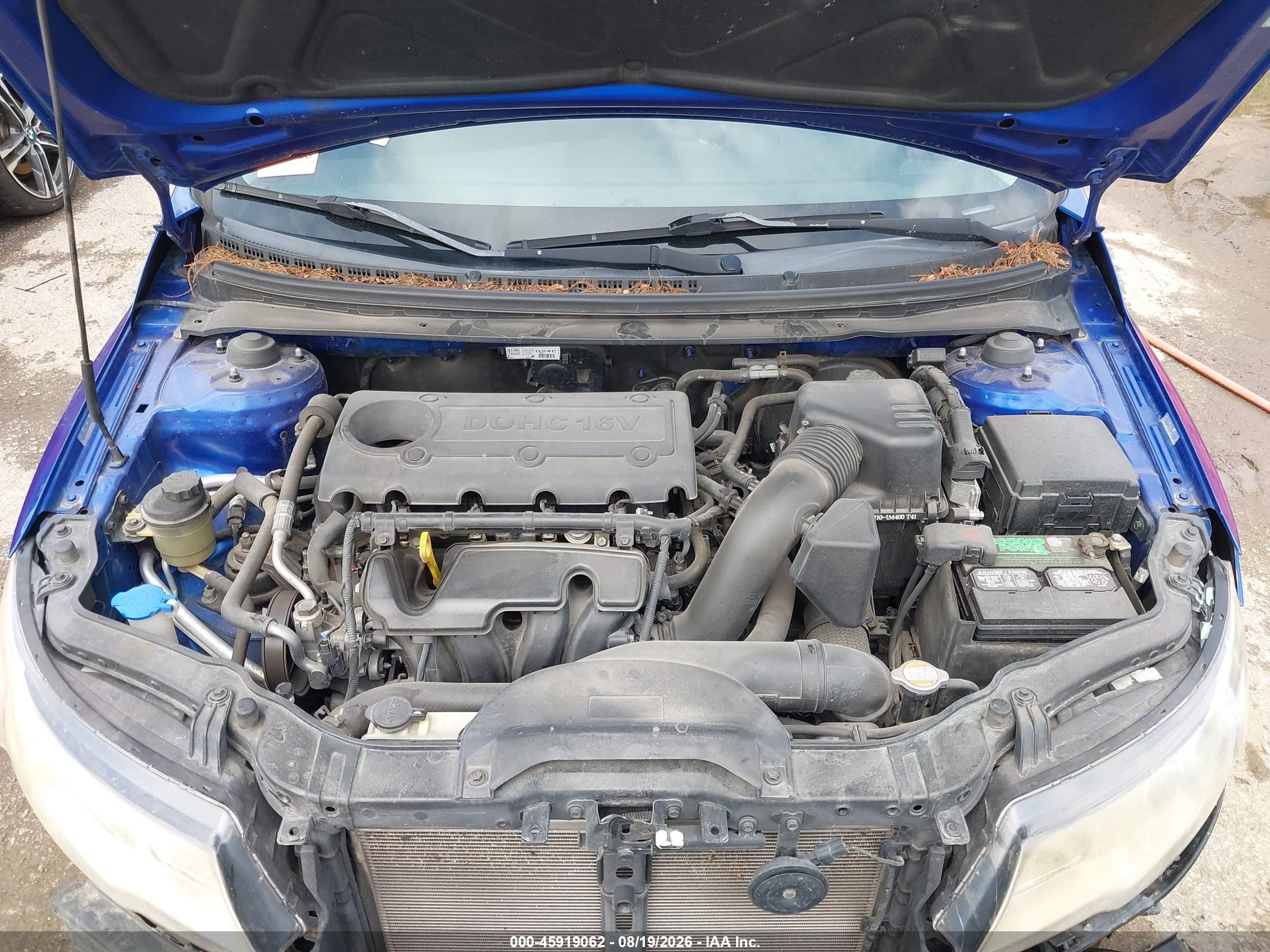 2011 Kia Forte Koup Ex Blue vin: KNAFU6A29B5455370