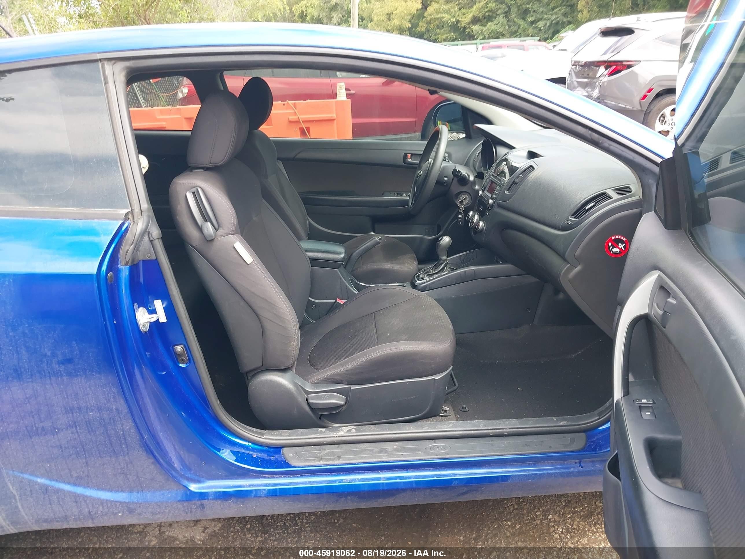 2011 Kia Forte Koup Ex Blue vin: KNAFU6A29B5455370