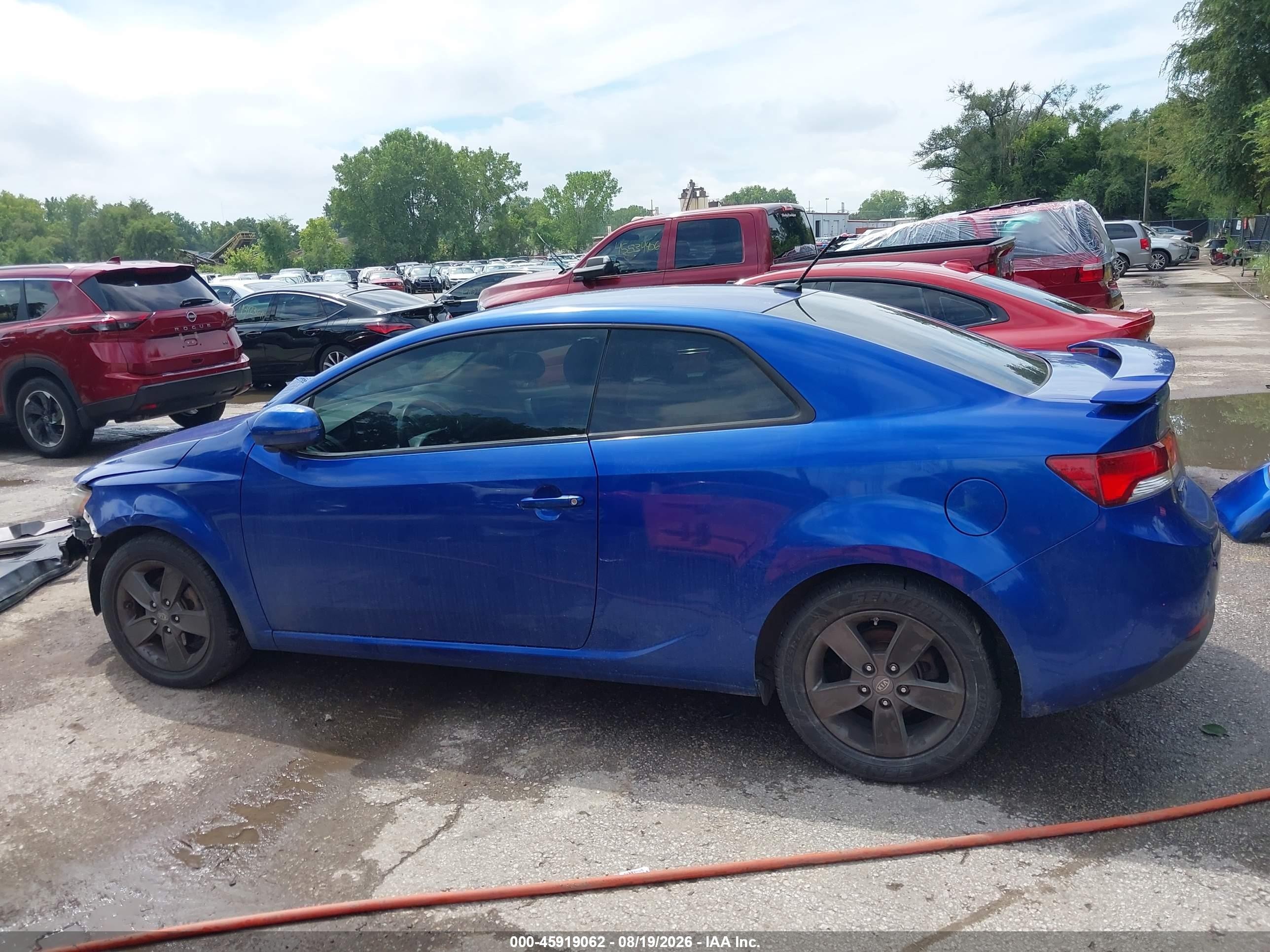 2011 Kia Forte Koup Ex Blue vin: KNAFU6A29B5455370