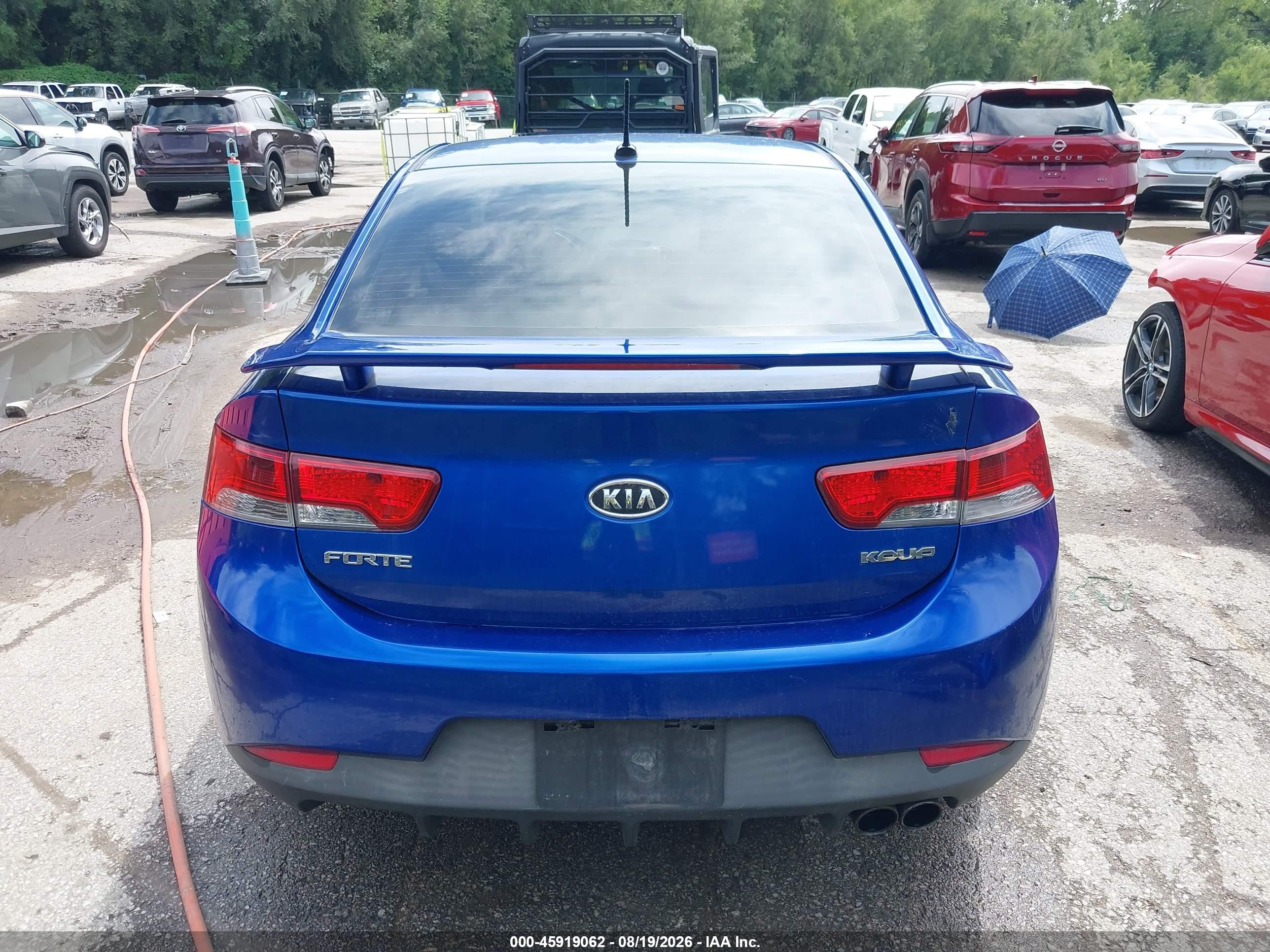 2011 Kia Forte Koup Ex Blue vin: KNAFU6A29B5455370